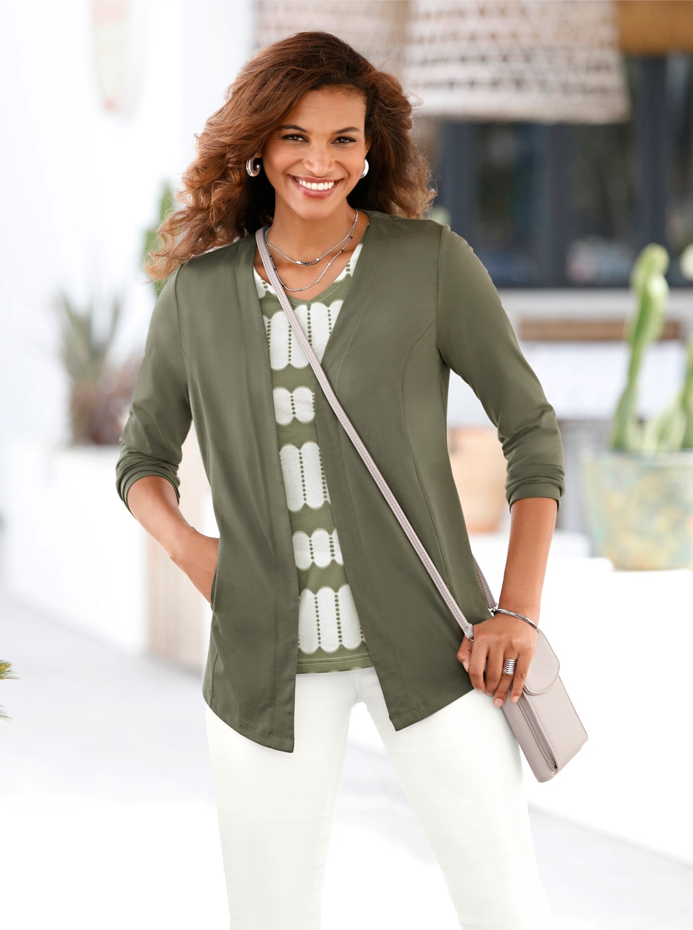Casual Looks Shirtjacke »Shirtjacke«, (1 tlg.)