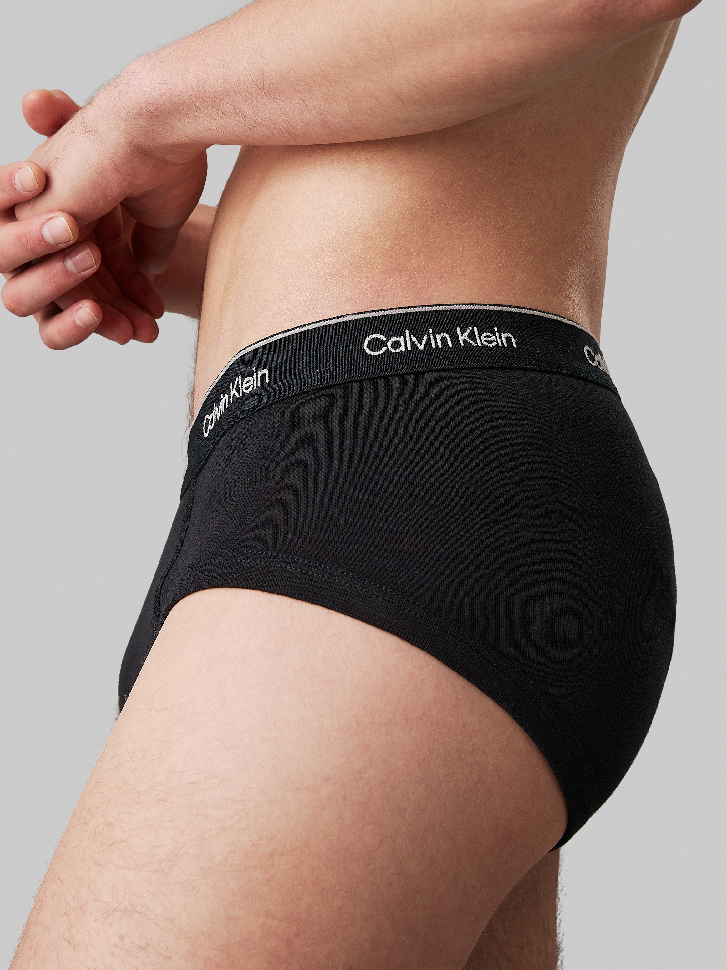 Calvin Klein Underwear Hipster »HIP BRIEF 3PK«, (Packung, 3er-Pack), mit Logo-Elastikbund (3 Stück)