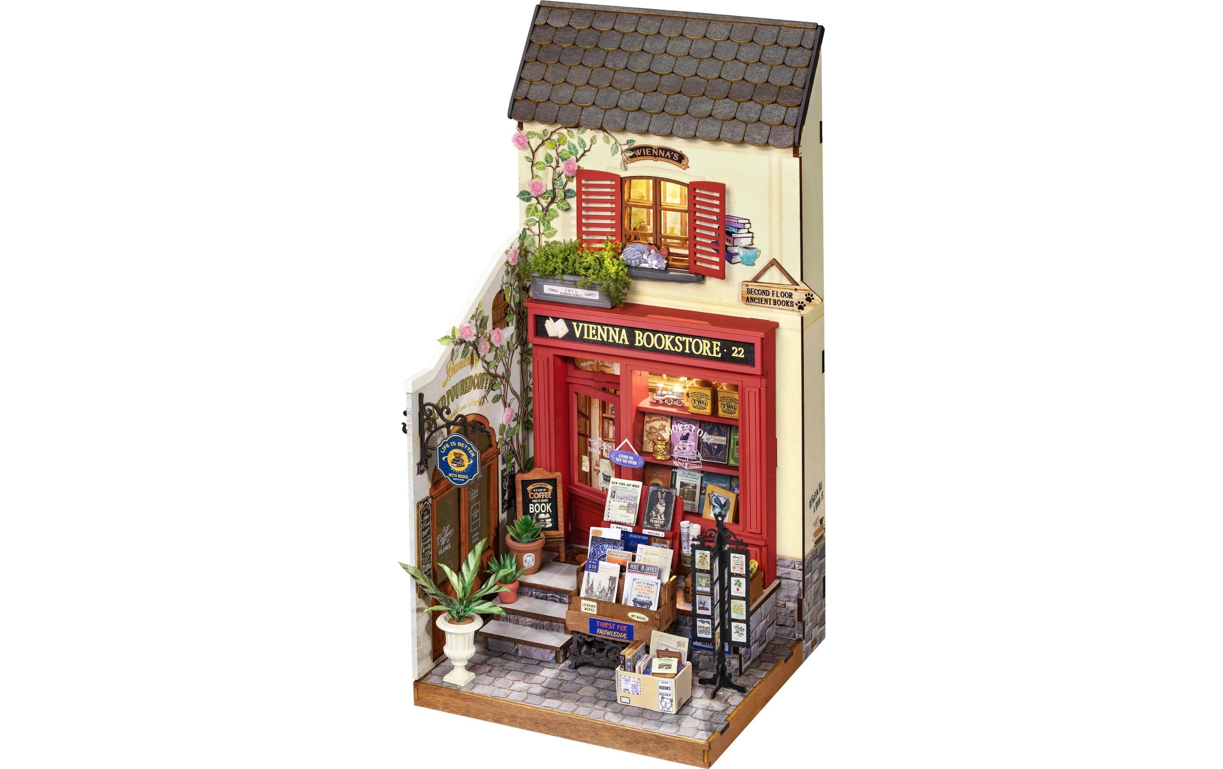   Modellbausatz »Rolife Vienna Bookstore« 290 Stk. tlg.