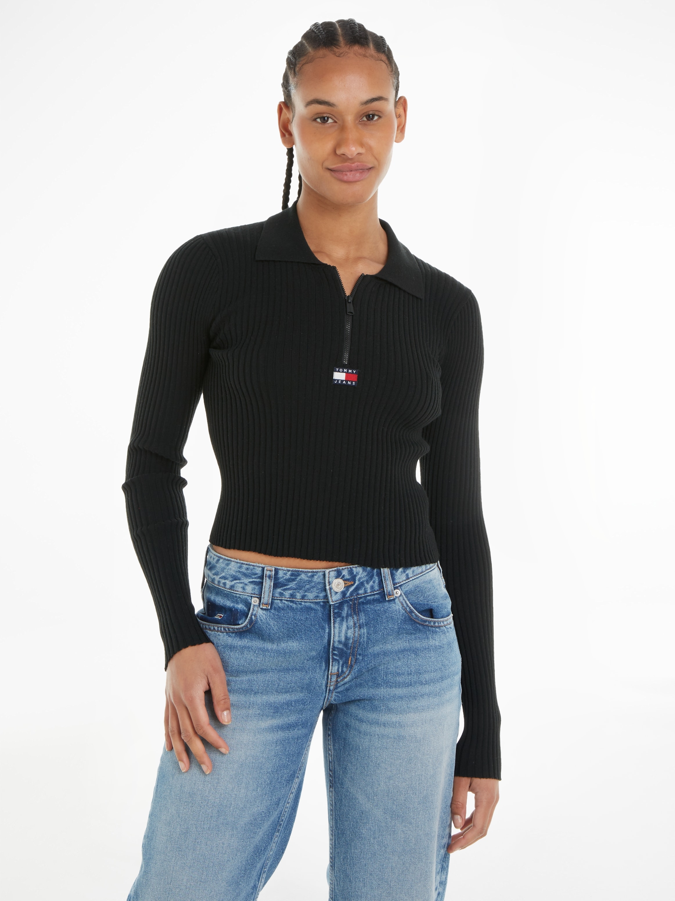 Tommy Jeans Strickpullover, mit Tommy Jeans Markenlabel