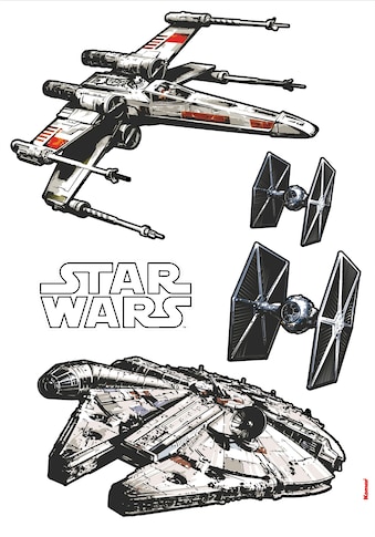 Wandtattoo »Star Wars Spaceships«, (5 St.)