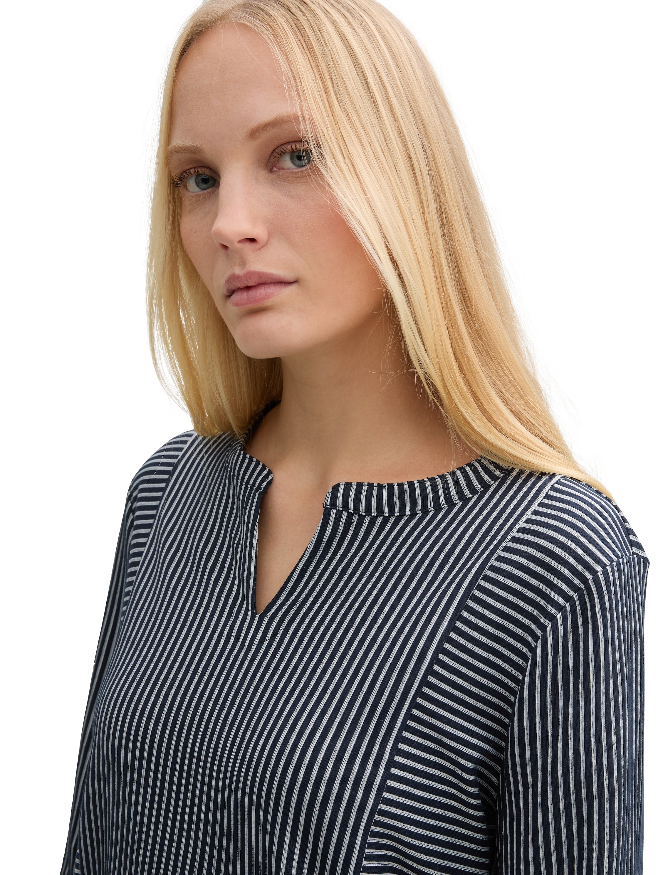 TOM TAILOR Ballonshirt, mit Streifen