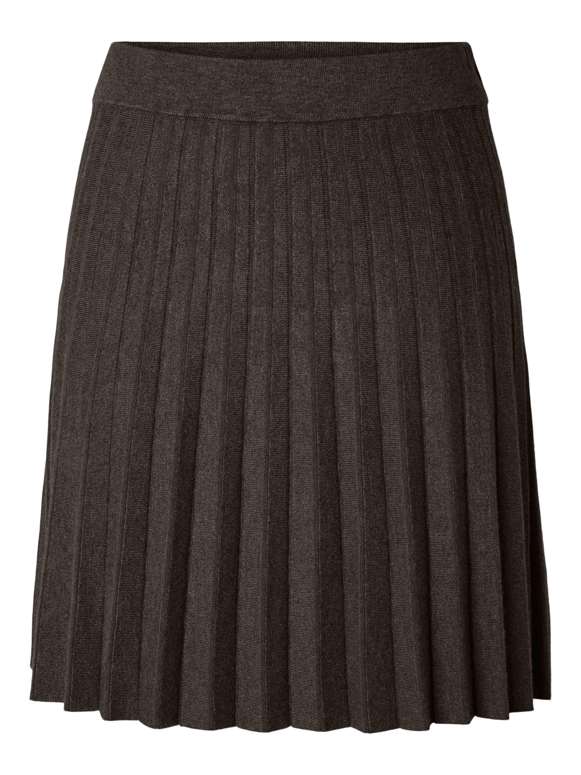 Y.A.S Strickrock »YASELENA HW PLEATED SKIRT S. NOOS« Viskosemischung