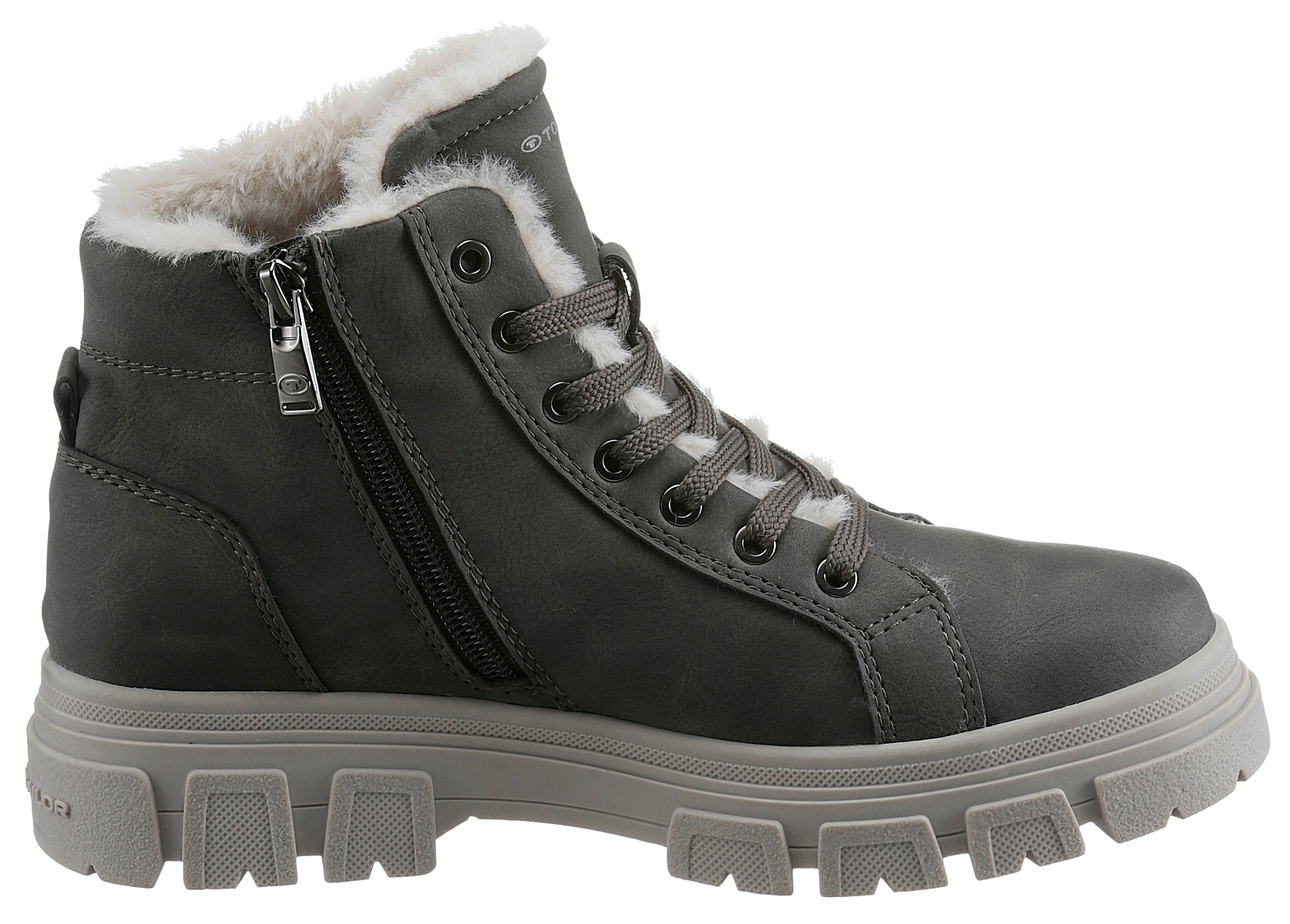 TOM TAILOR Winterboots  Plateauboots, Winterboots mit Zierreissverschluss