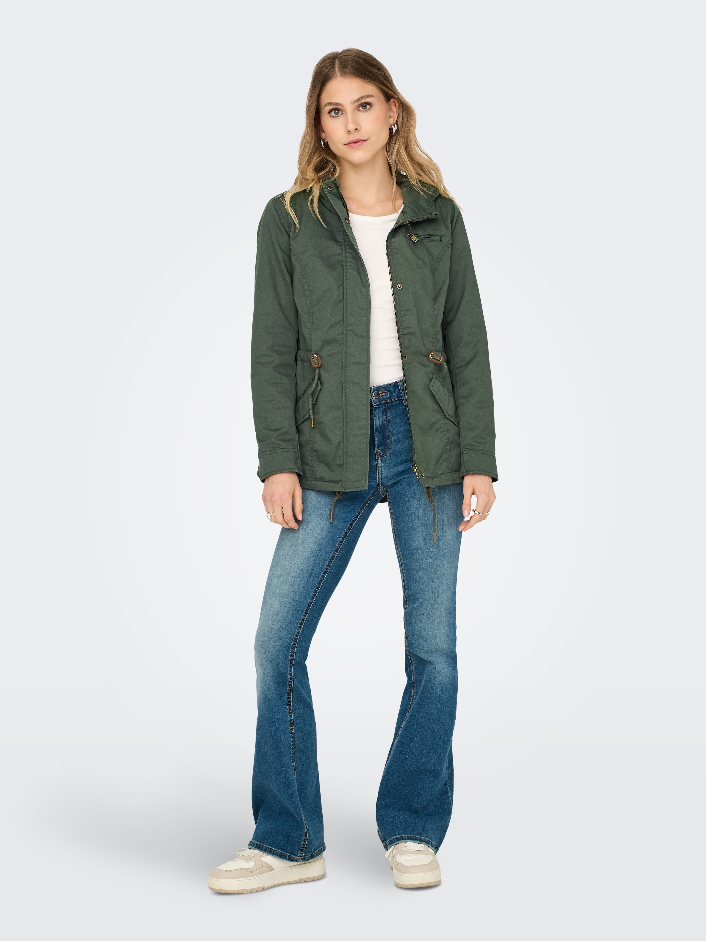 ONLY Parka »ONLLORCA CANVAS PARKA CC OTW«, mit Kapuze, mit Kapuze