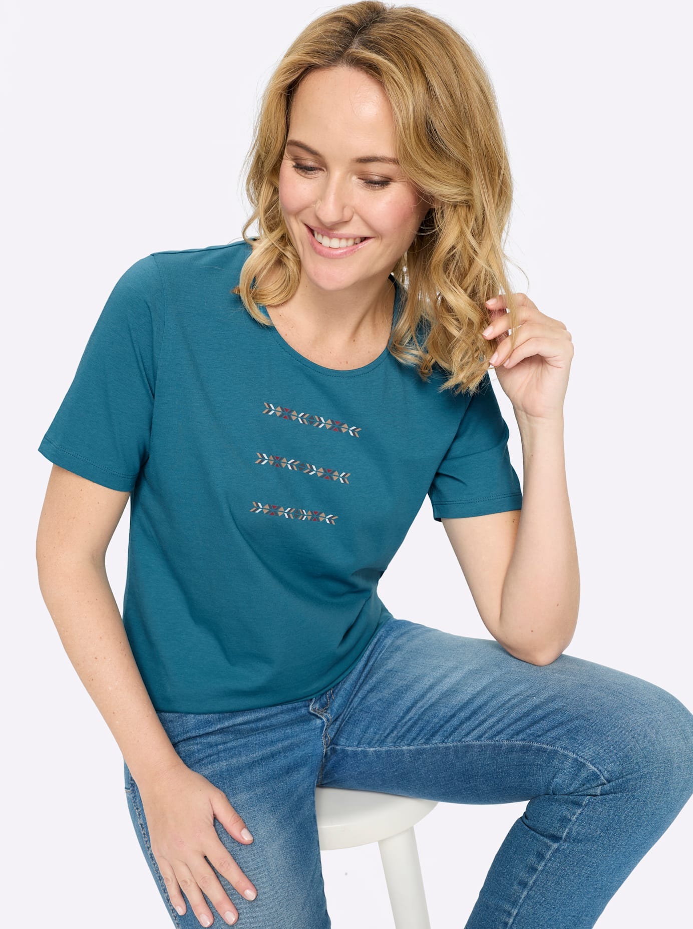 Classic Basics Rundhalsshirt »Kurzarm-Shirt« 1