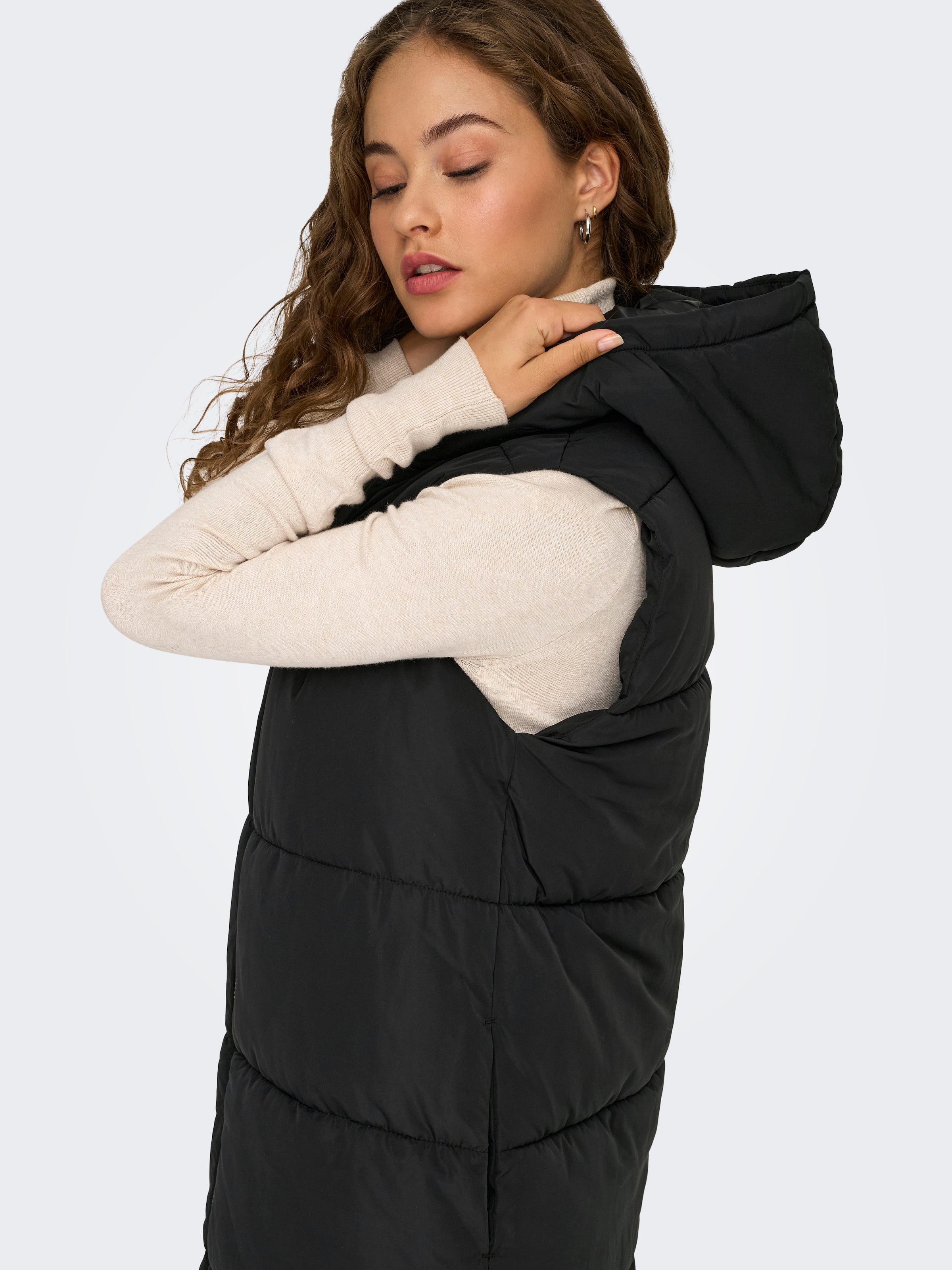 ONLY Steppweste »ONLALINA LONG WAISTCOAT OTW NOOS«
