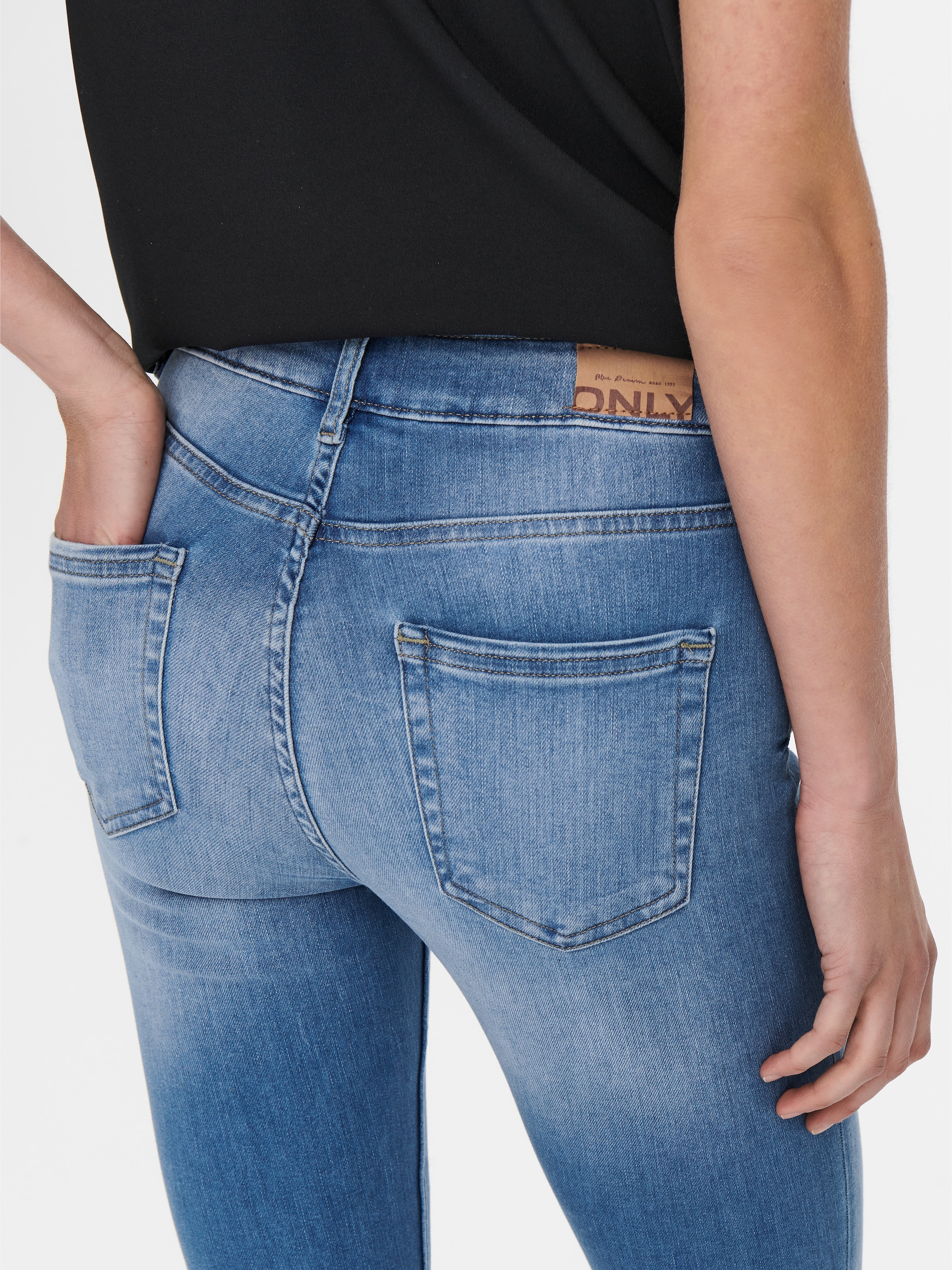 ONLY Jeans skinny »ONLBLUSH MID SKINNY ANKLE ZIP DNM BOX«