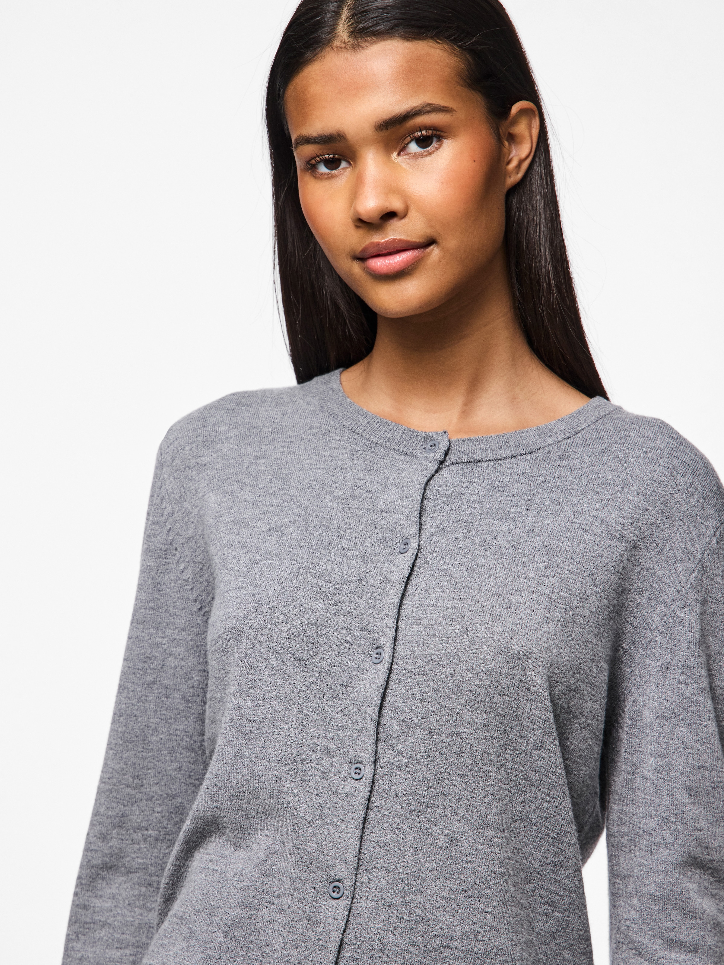pieces Strickjacke »PCNORA LS O-NECK KNIT CARDIGAN NOOS BC«