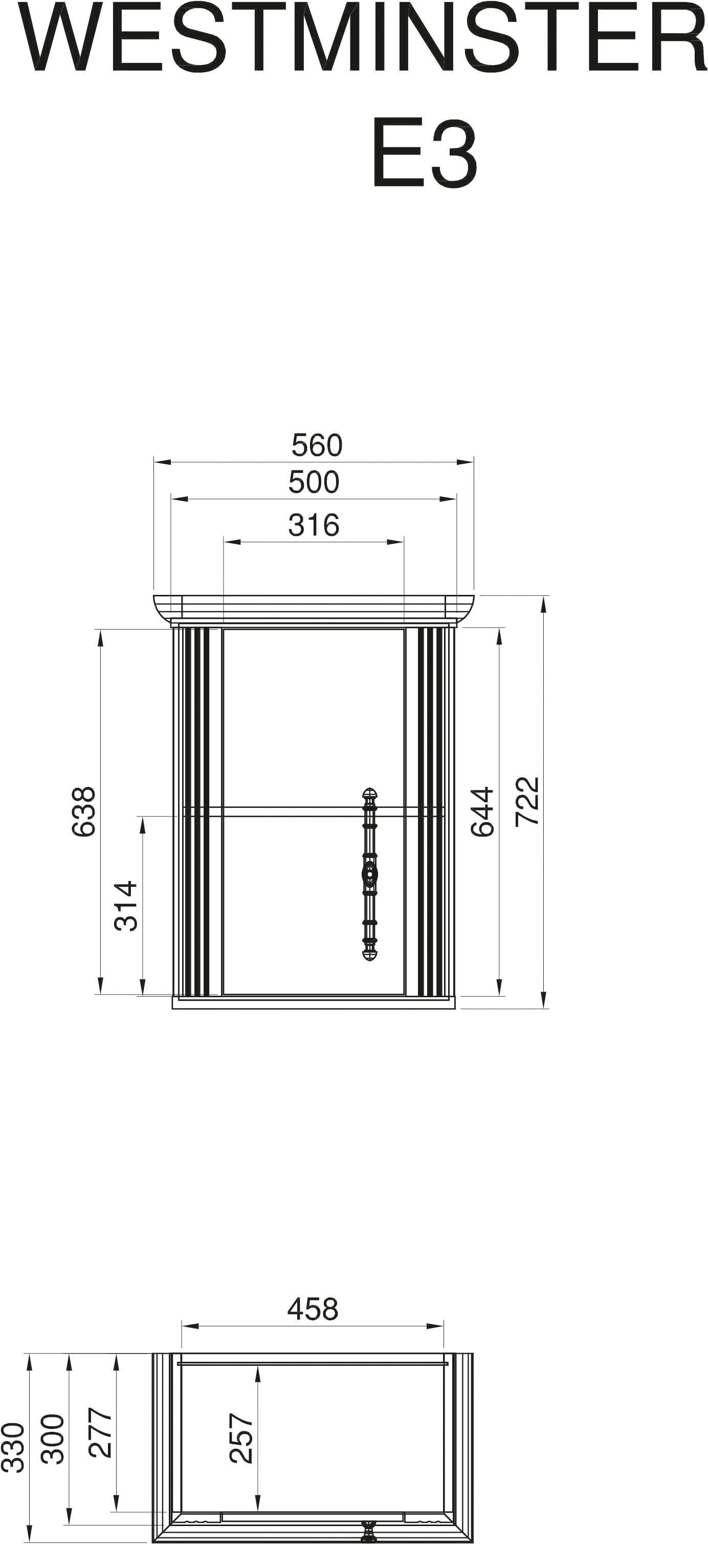 GOODproduct Cuisine »KS-Westminster« Breite 204 cm, ohne E-Geräte