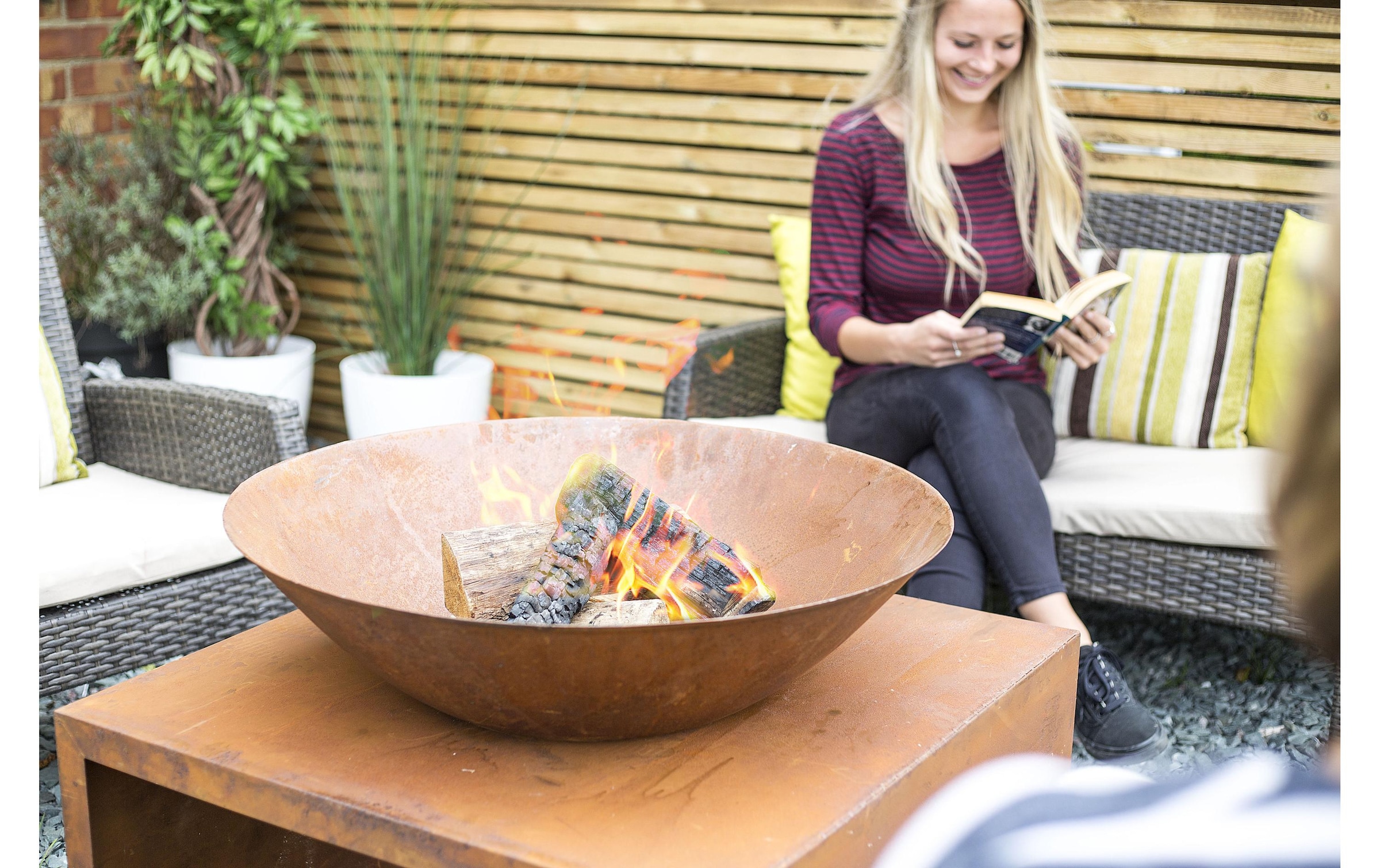 La Hacienda Feuerschale »Moho Naturrost«