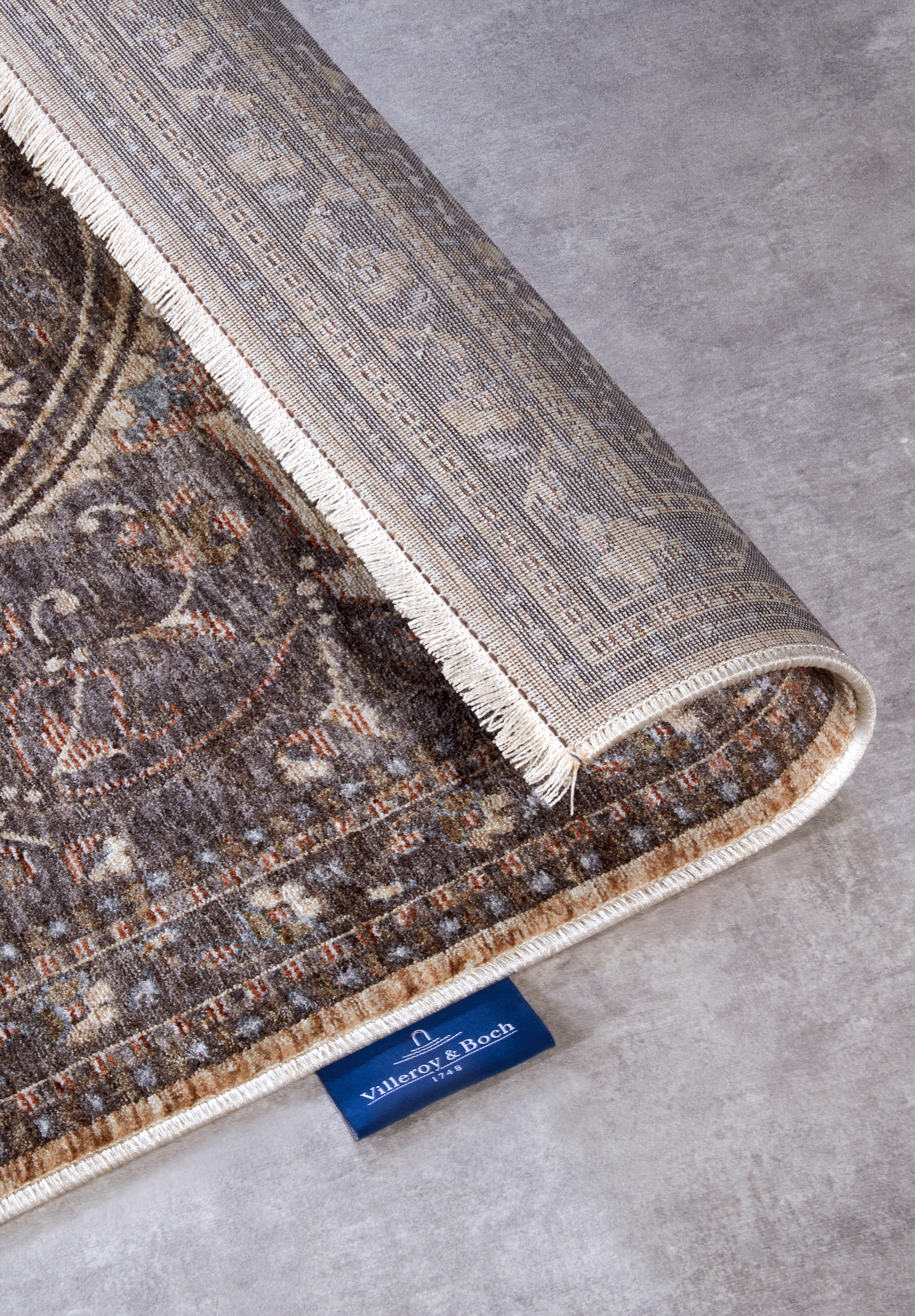 Villeroy & Boch Teppich »Renata«, rechteckig, 7 mm Höhe, Läufer, Orientalisch, Fransen, Wohnzimmer, Schlafzimmer, Vintage