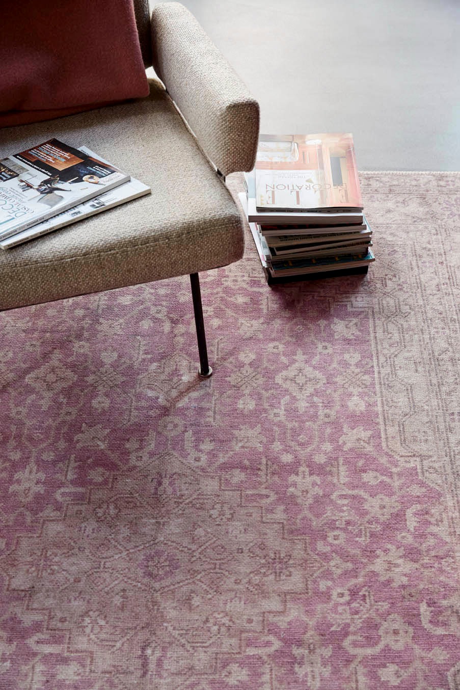 Wecon home Teppich »Past Future«, rechteckig, 6 mm Höhe, Wohnzimmer