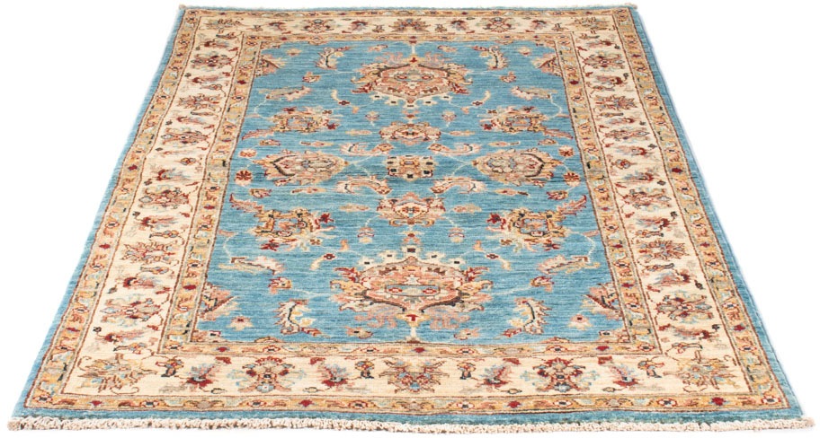 Image of morgenland Orientteppich »Ziegler - 161 x 104 cm - hellblau«, rechteckig, 6 mm Höhe, Wohnzimmer, Handgeknüpft, Einzelstück mit Zertifikat bei Ackermann Versand Schweiz