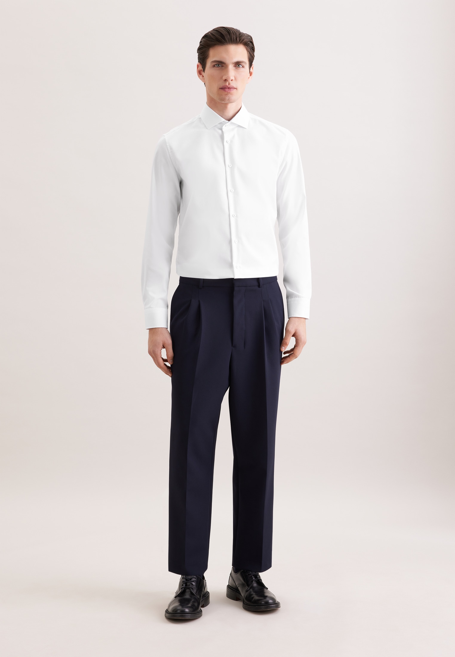 seidensticker Chemise d'affaires »Schwarze Rose« Slim 1/1 Kentkragen Uni