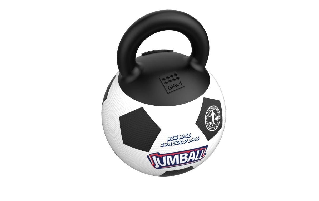 GiGwi Tier-Beschäftigungsspielzeug »Jumpball, Fussball«, Gummi-Kunststoff