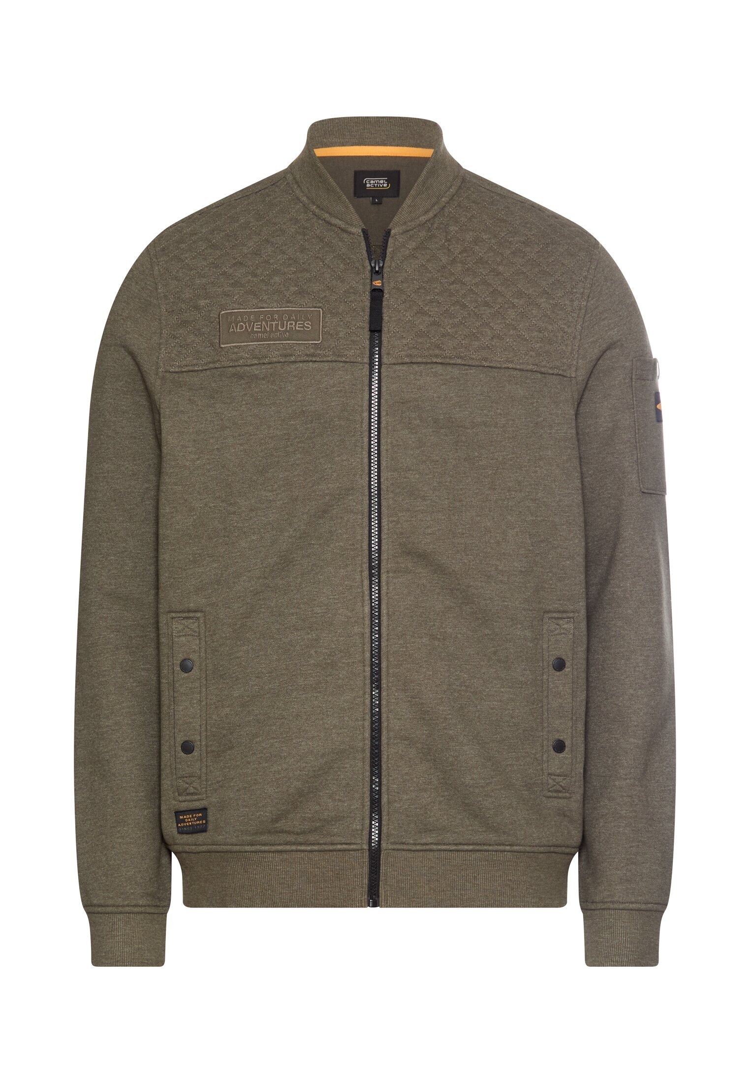 Image of camel active Sweatjacke im Blouson-Look