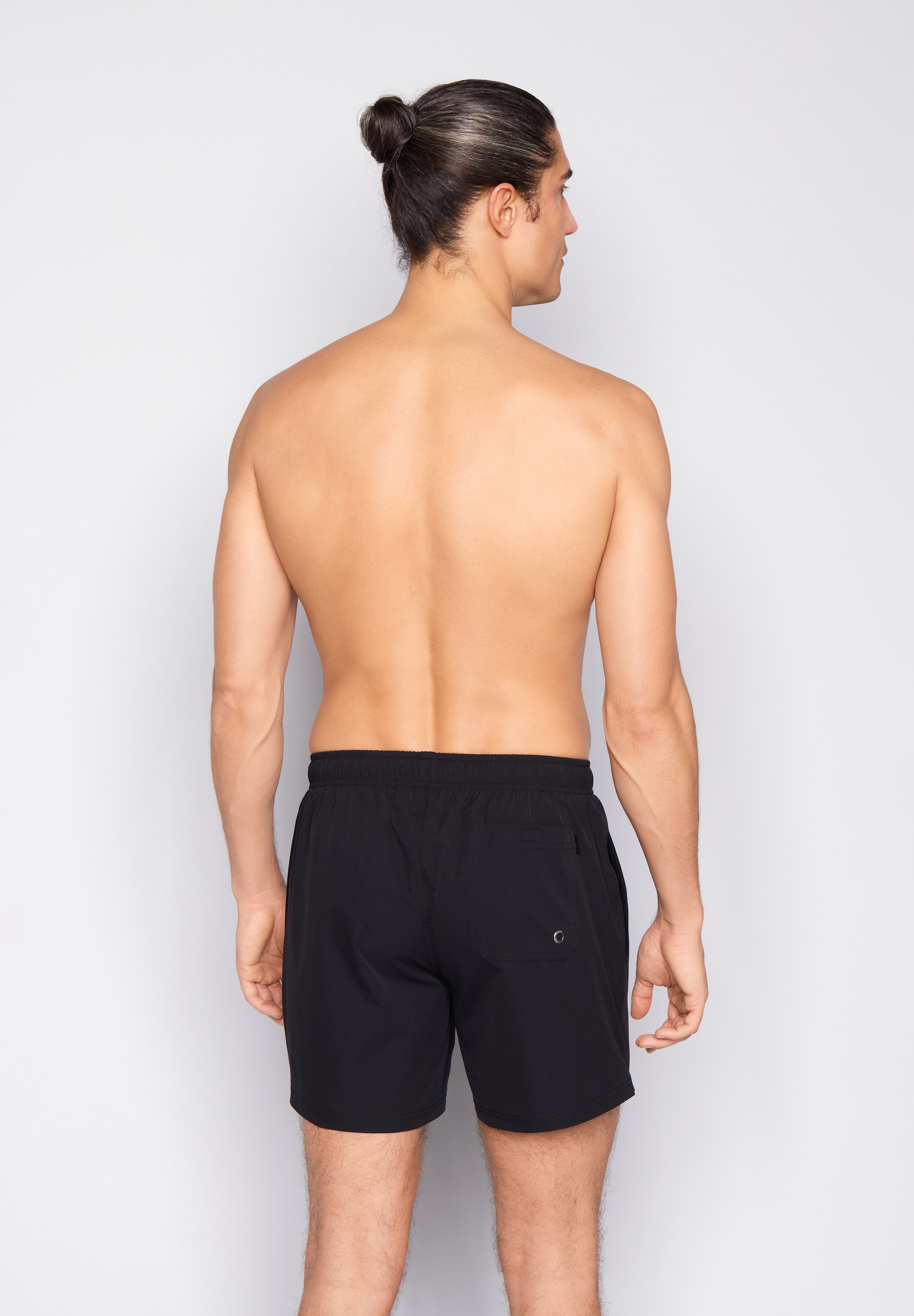 JOOP! Short de bain »Solid Cornflower« avec poches latérales et cordon de serrage