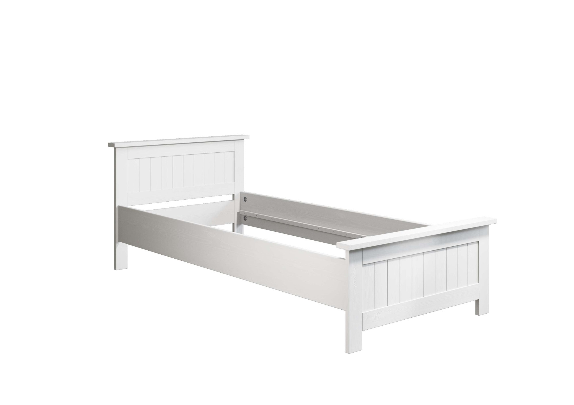 Home affaire Massivholzbett »Juventus, Bett, Massivholzbett, Holzbett, Bettrahmen«, (Breite/Belastbarkeit 140cm/180 KG), Breite 90 cm, aus massiver Kiefer, FSC®-zertifiziert