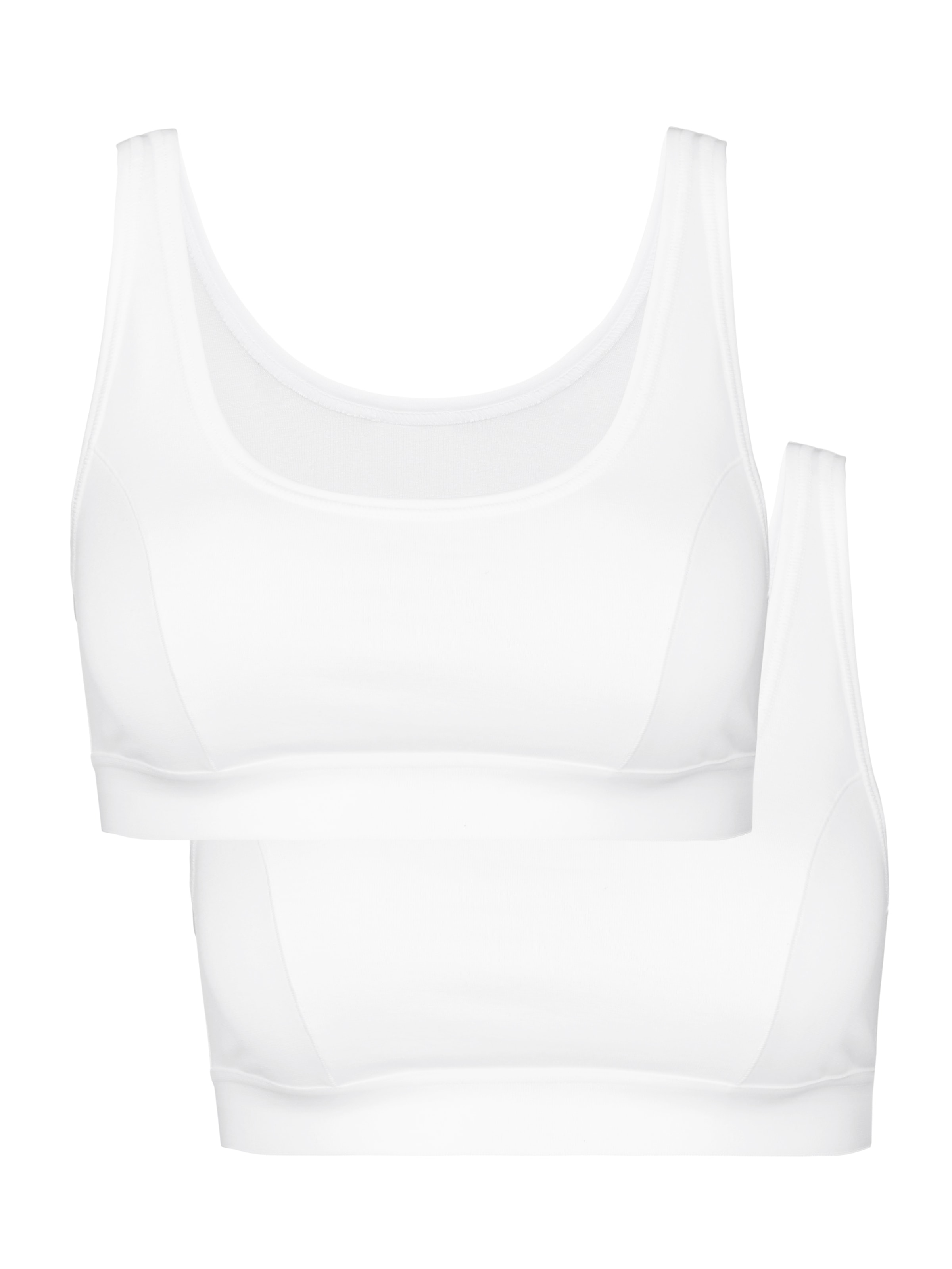 CALIDA Bustier »Benefit Women«, 2-lagiger Cup-Bereich, ohne Bügel, elastisch, Single Jersey
