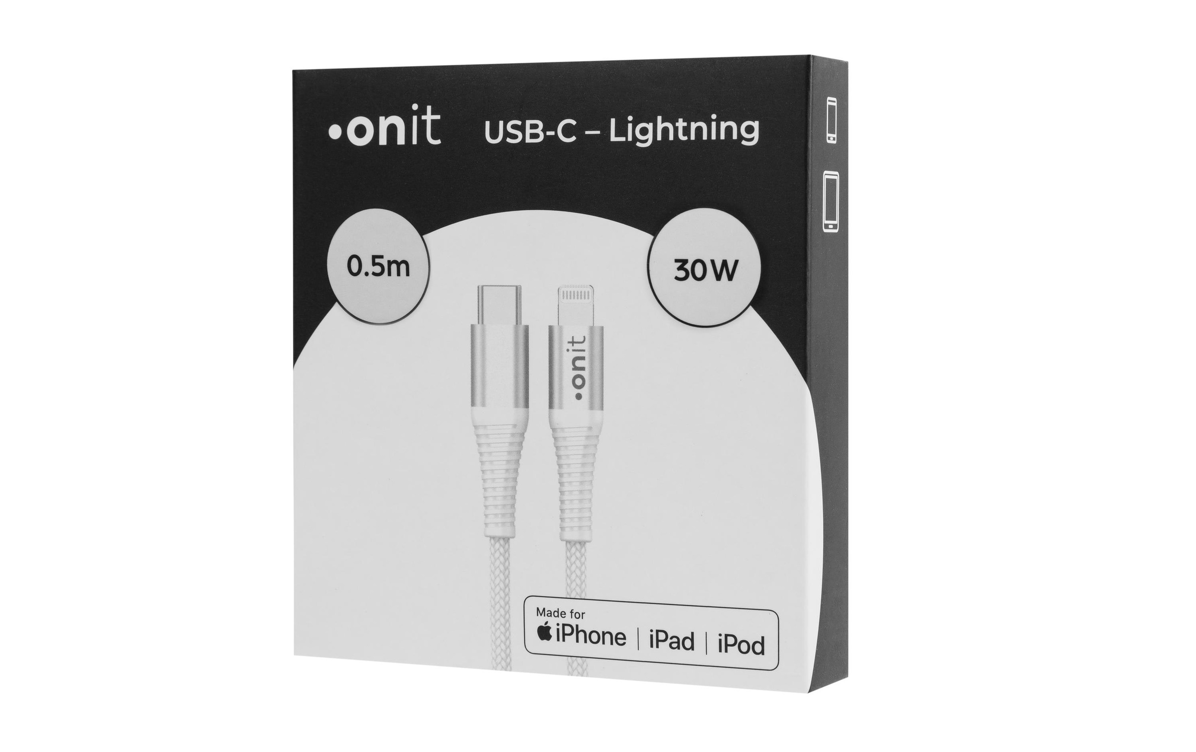 onit USB-Kabel »2.0-Kabel MFi USB C - Lightning 0.5 m«