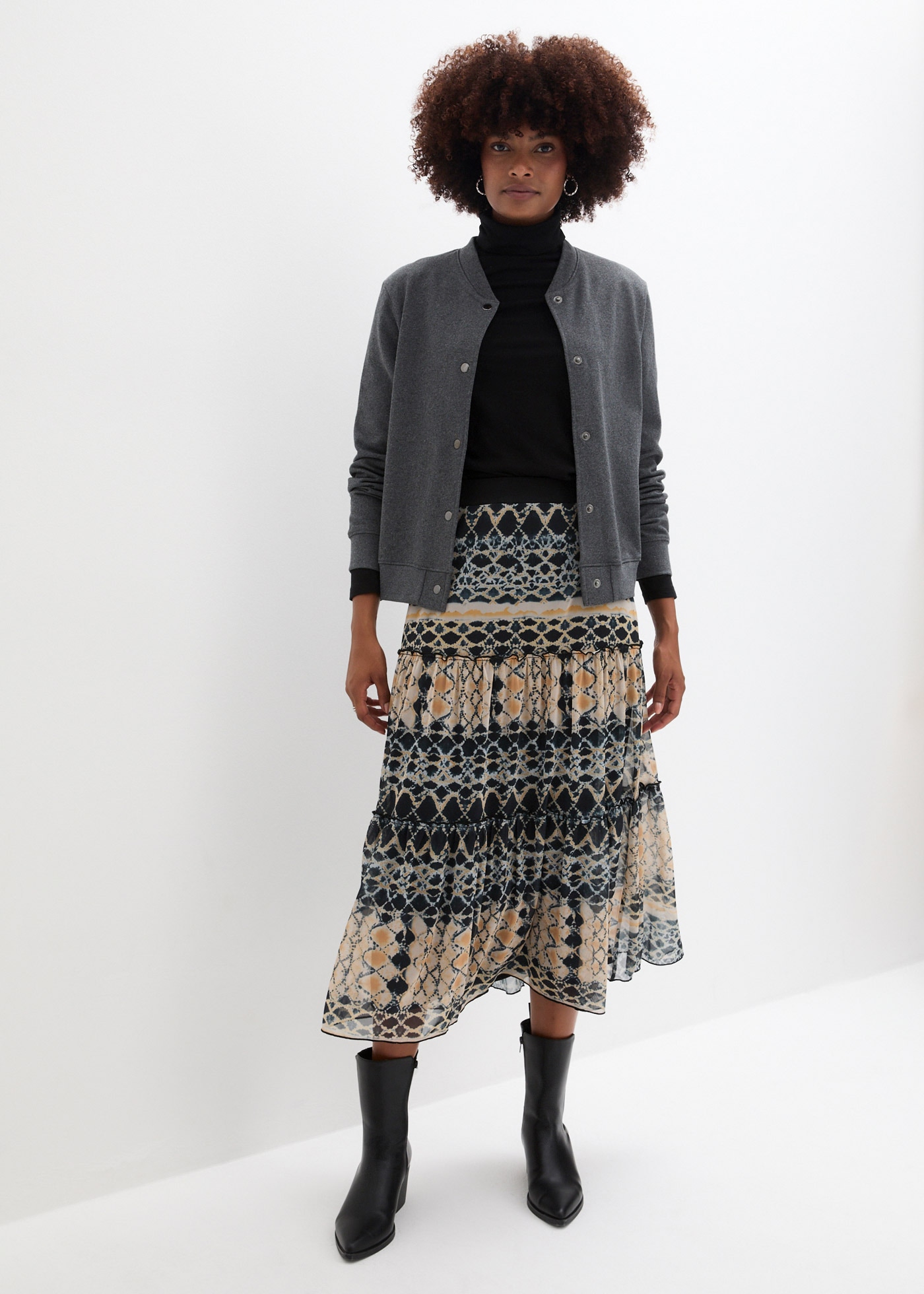 bonprix Stufenrock »Stufenrock« Stufenrock