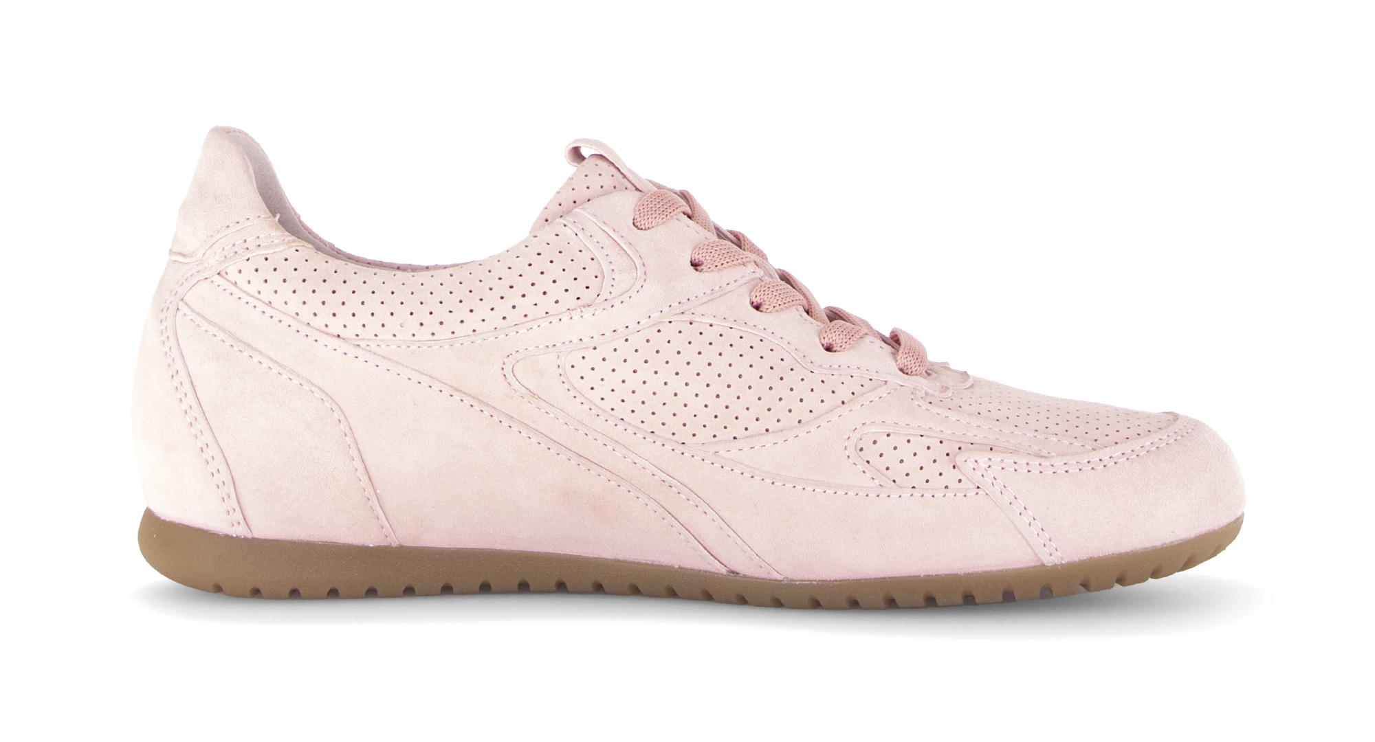 Gabor Sneaker »DAVOS«  Freizeitschuh, Halbschuh, Schnürschuh mit Lochmuster, G-Weite