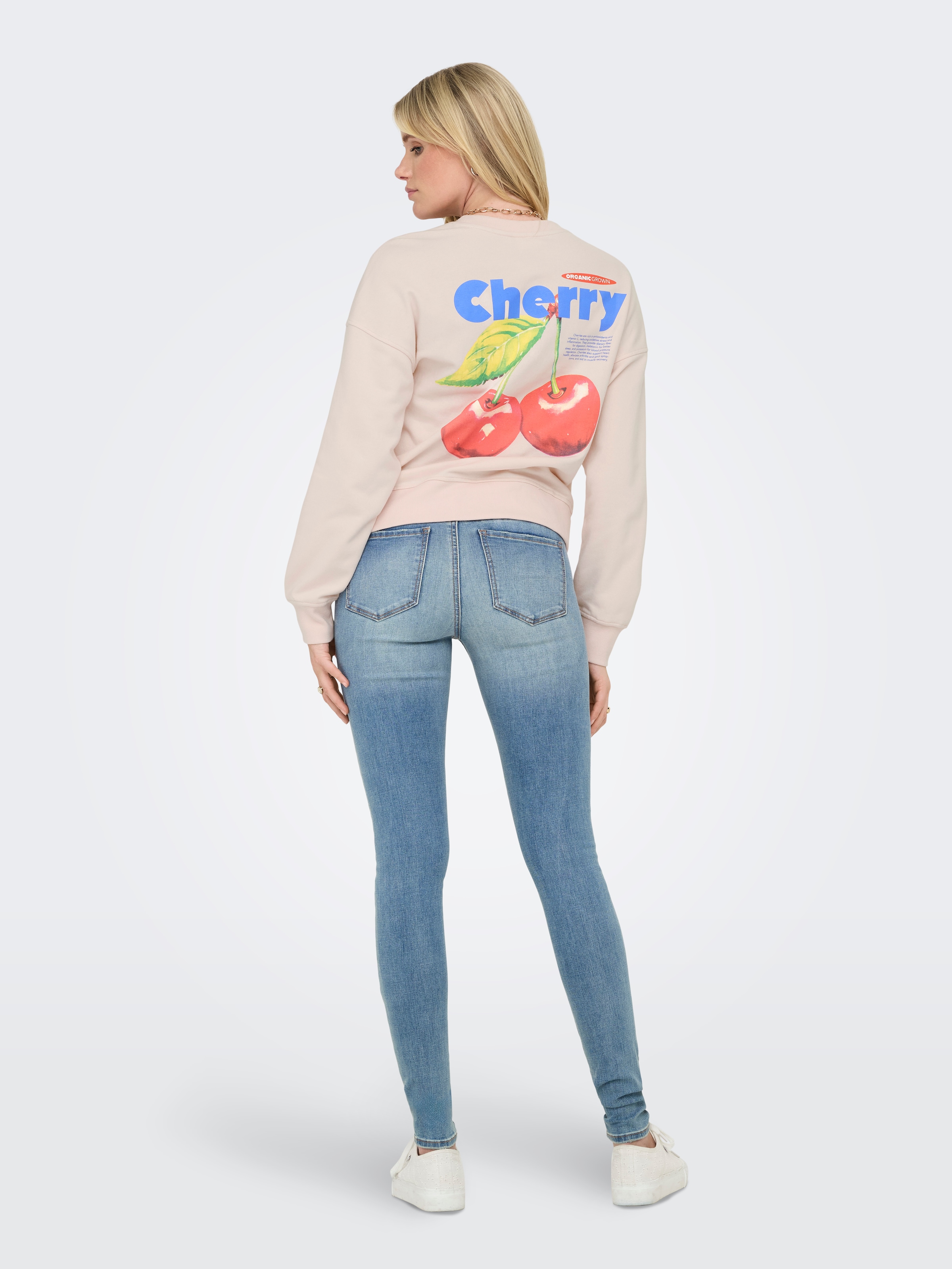ONLY Sweatshirt »ONLPHILEA L/S FRUIT O-NECK UB SWT«