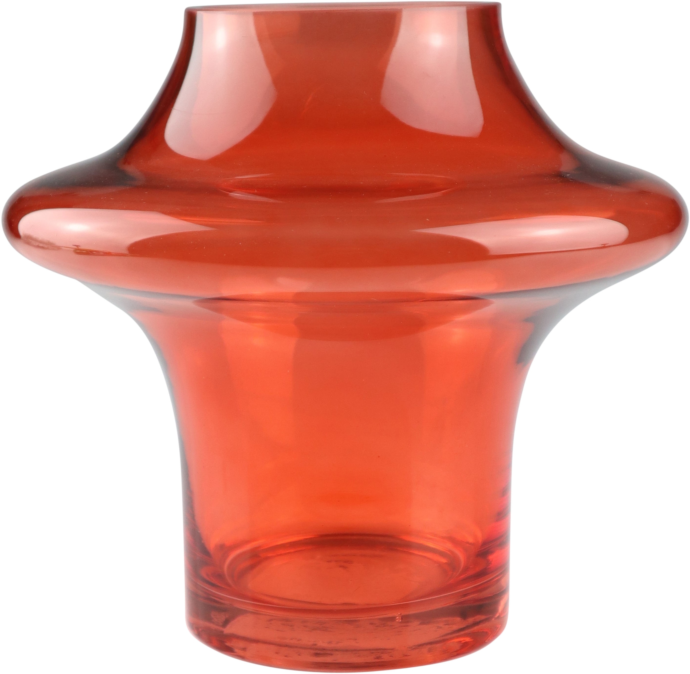 Image of AM Design Dekovase "Vibrant orangefarbene Glasvase" für einen fröhlichen Akzent