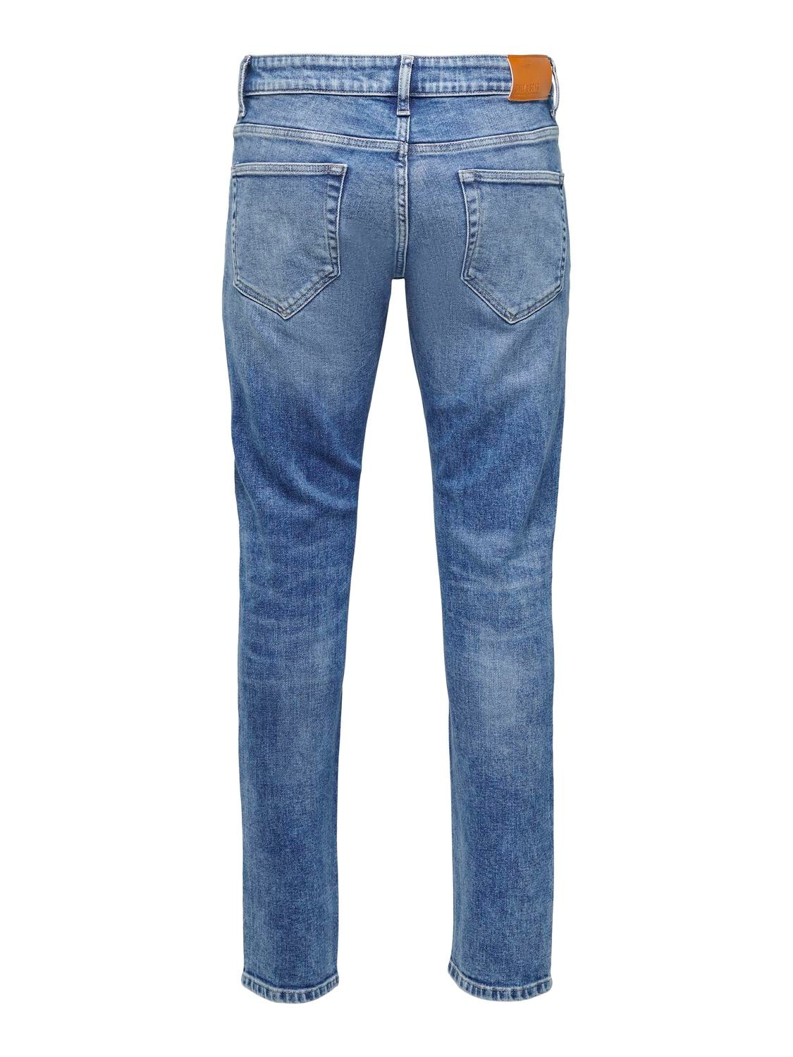 ONLY & SONS Straight-Jeans »ONSWEFT REGULAR WB 0021 TAI DNM NOOS«, im 4-Pocket-Style