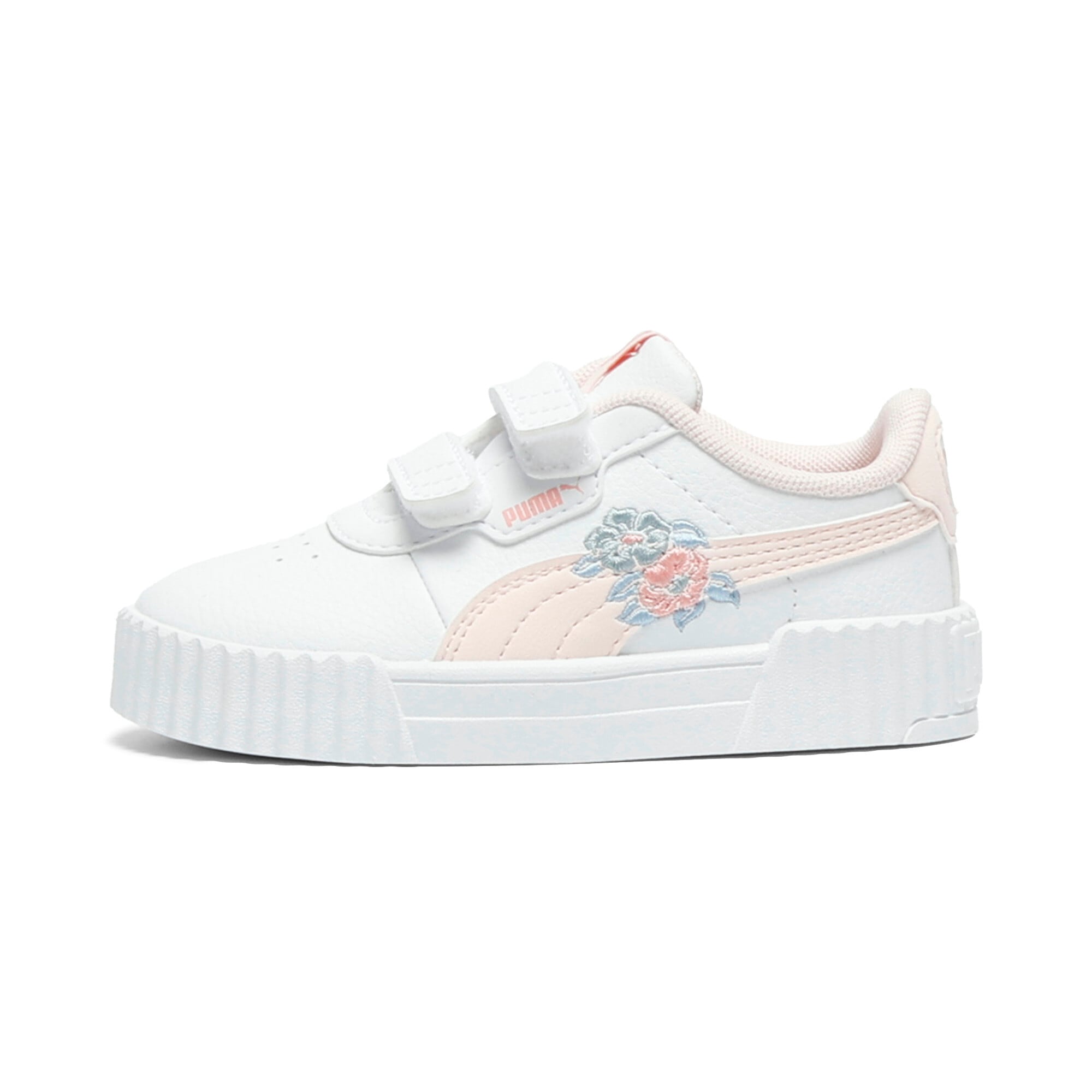 PUMA Sneakers »CARINA 3.0 FLORAL V INF«  mit Klettverschluss, mit Gummilaufsohle, Obermaterial aus Synthetik