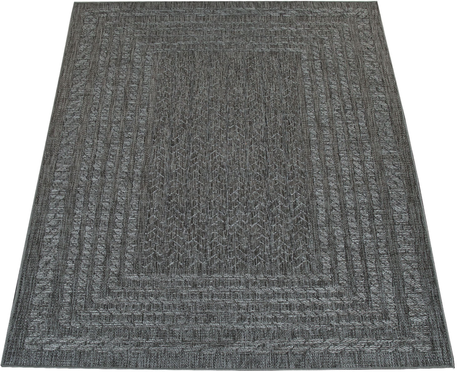 Paco Home Teppich »Liege 390«, rechteckig, Flachgewebe, melierte Sisal Optik,  mit Bordüre, Outdoor geeignet kaufen