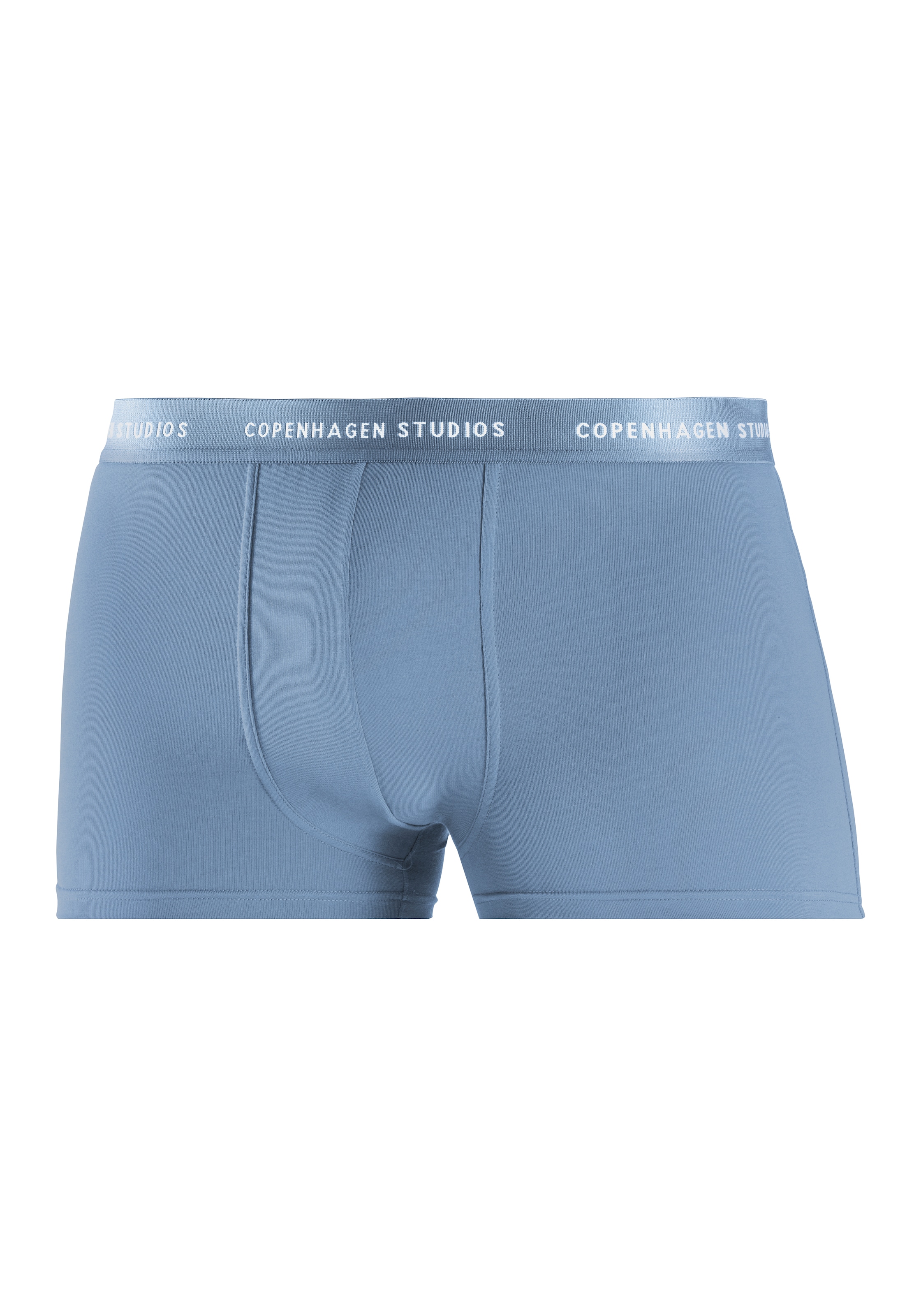 Copenhagen Studios Boxer »Boxershorts für Herren«, (3 St.), mit farbigem Logo-Bund