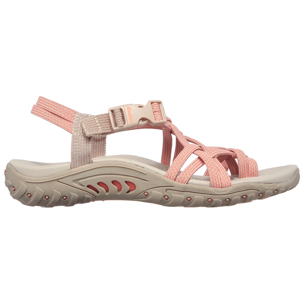 Skechers Sandale »REGGAE-IRIE MON«, Sommerschuh, Sandalette, Keilabsatz, mit Stretch Fit Funktion