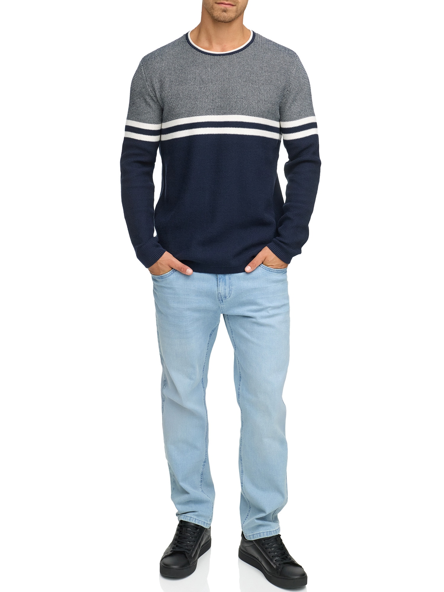 Indicode Rundhalspullover »INJaluf«