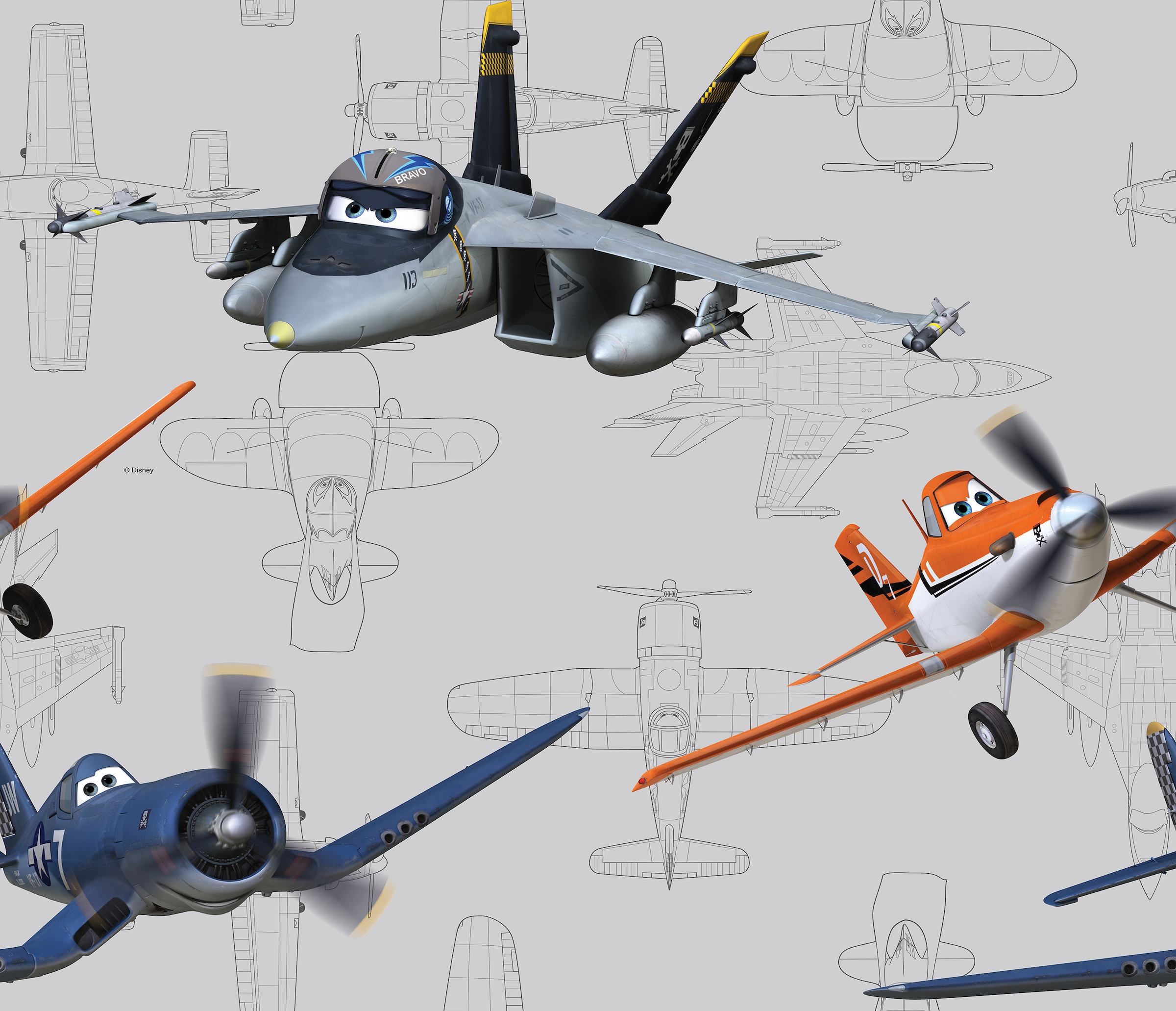 Wirth Schiebegardine »Planes Echo«, (1 St.), Disney
