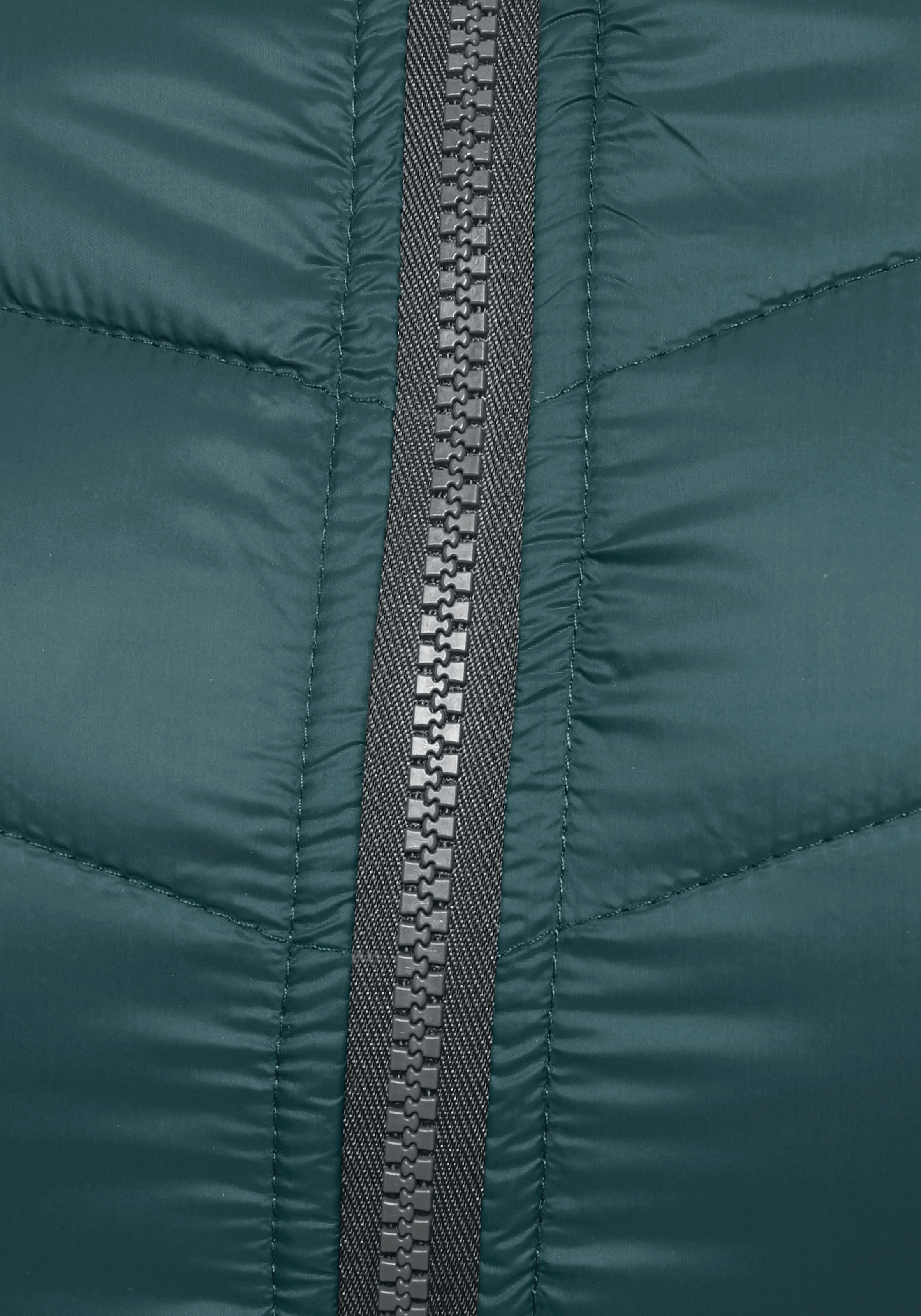 Polarino Steppjacke, mit Kapuze, Übergangsjacke für kühle Tage, aus leichtem Webmaterial