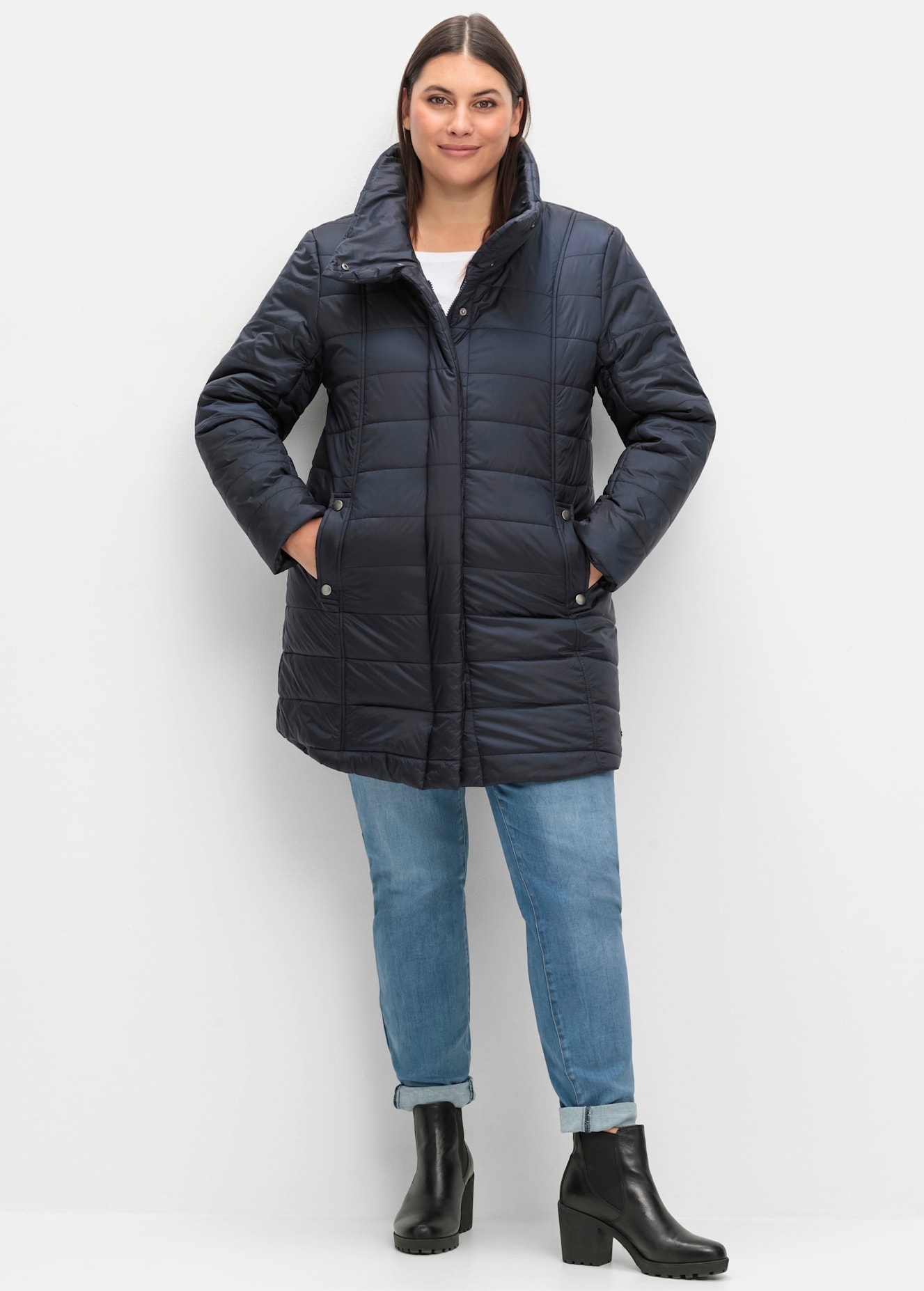 Sheego Steppjacke, ohne Kapuze