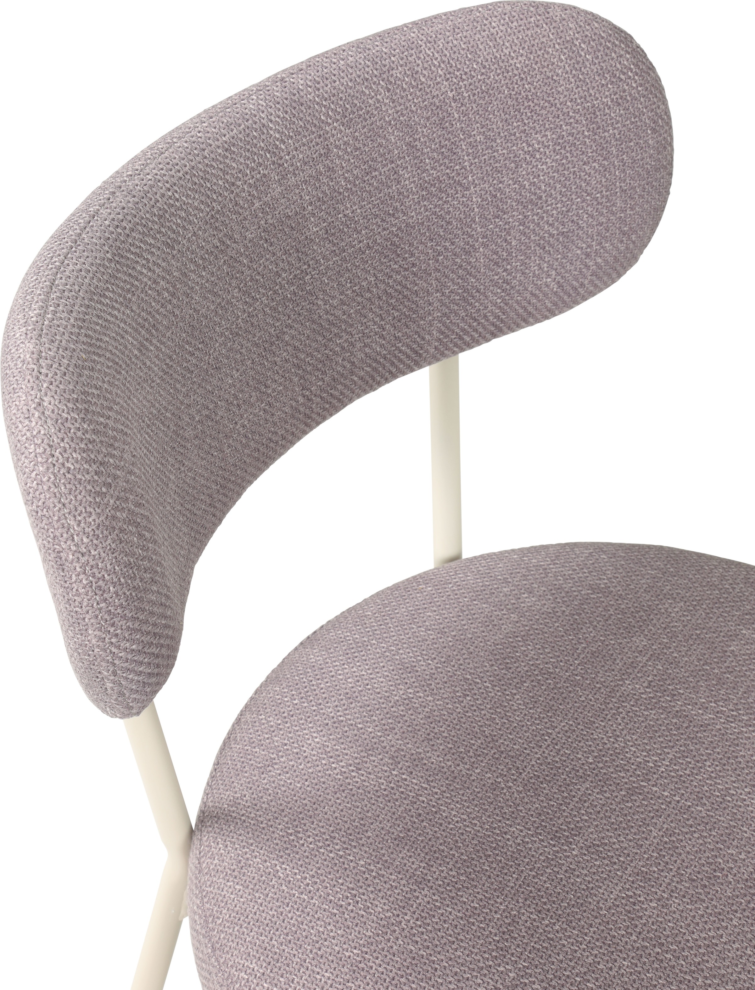 TOM TAILOR HOME 4-Fussstuhl »SOFT PAD CHAIR«, (Set), 2 St., Webstoff, Esszimmerstuhl, 4-Fussgestell, mit Rückenausschnitt
