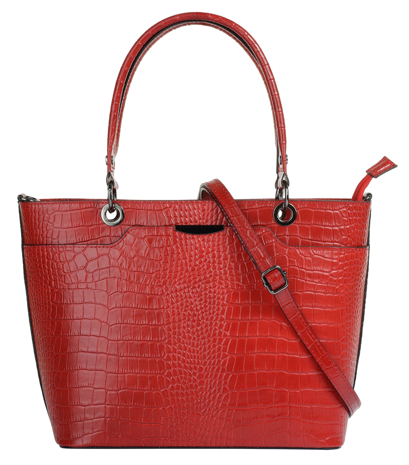 Cluty Henkeltasche »CLUTY Damen echt Leder, Made in Italy« echt Leder, Made in Italy