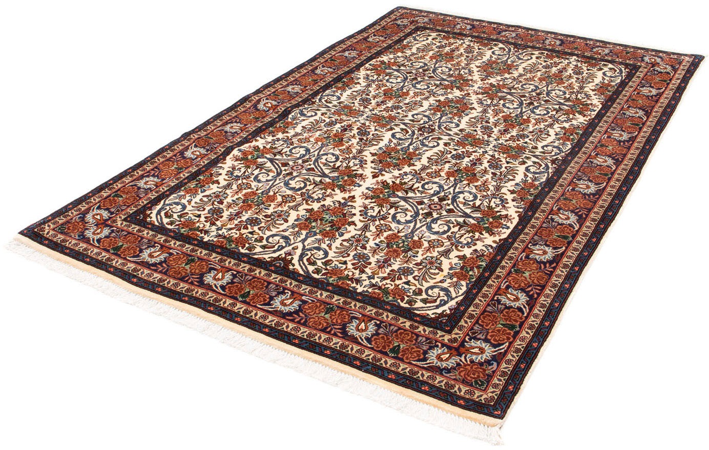 Image of morgenland Orientteppich »Perser - Bidjar - 218 x 133 cm - beige«, rechteckig, 15 mm Höhe, Wohnzimmer, Handgeknüpft, Einzelstück mit Zertifikat bei Ackermann Versand Schweiz
