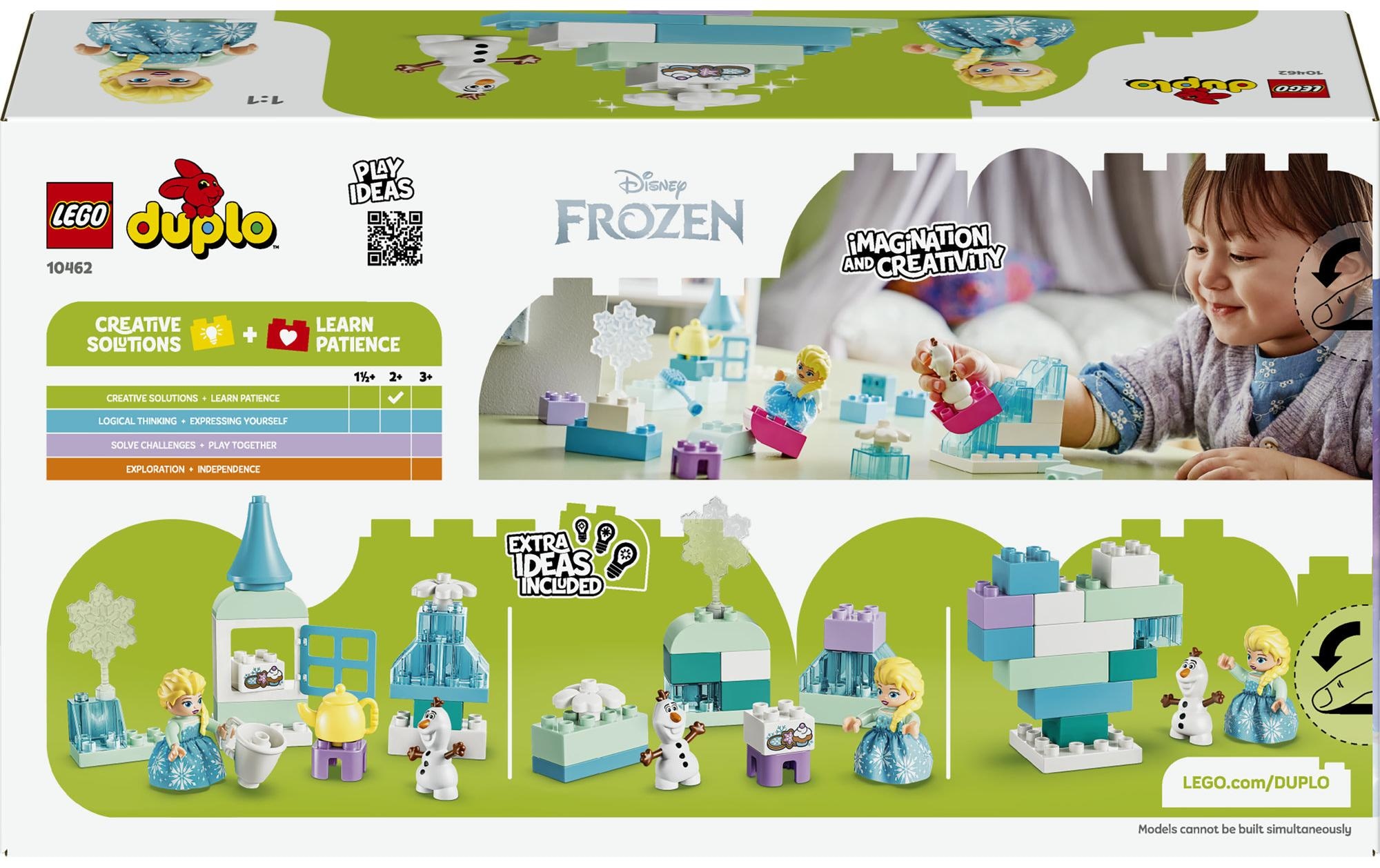 LEGO® Konstruktionsspielsteine »Frozen Kreativbox mit Elsa und Olaf (10462), LEGO DUPLO Disney« Made in Europe