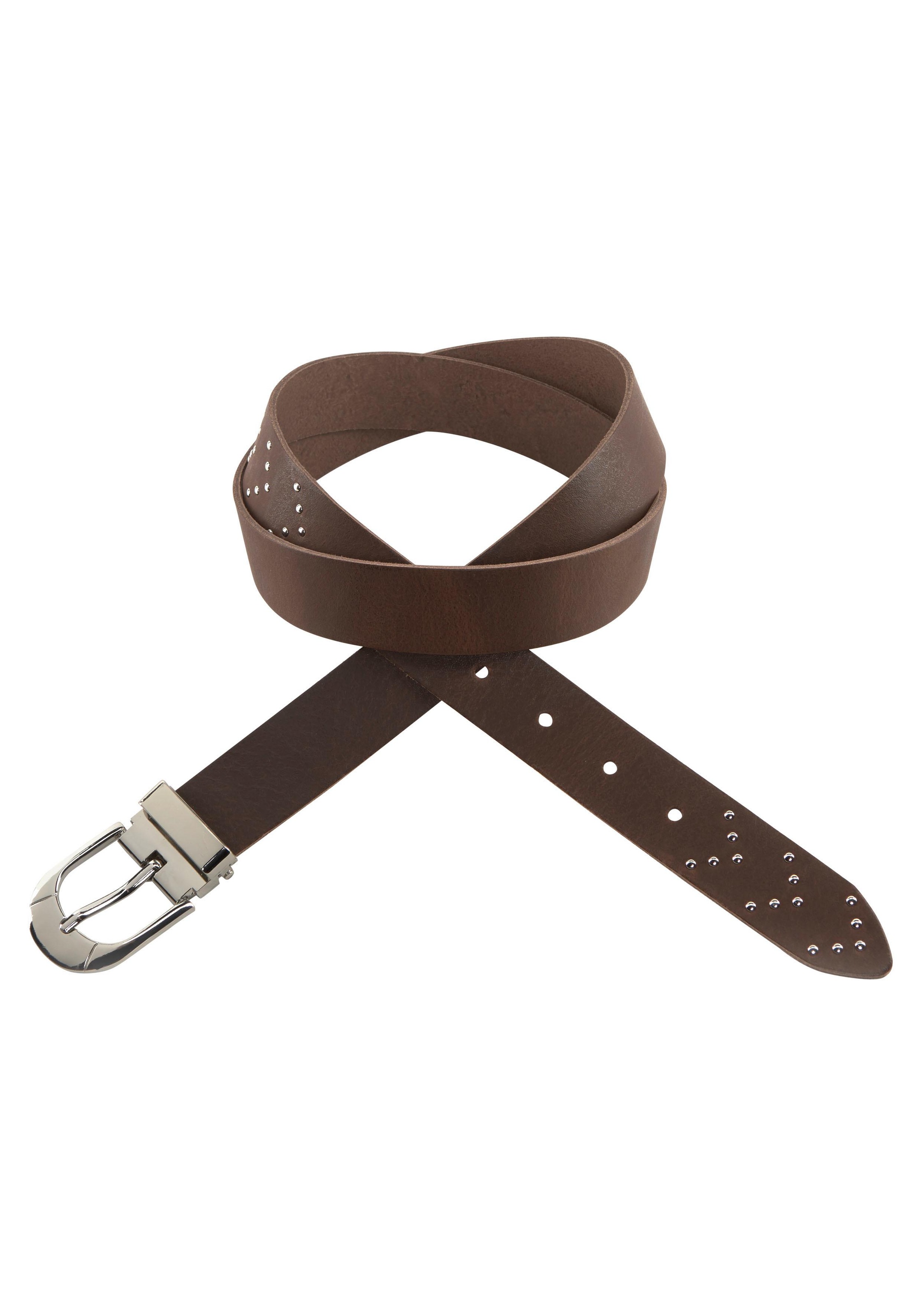 Image of J.Jayz Ledergürtel, mit Nieten auf der Spitze bei Ackermann Versand Schweiz