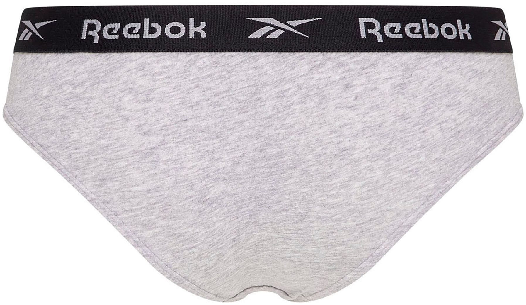 Reebok Bikinislip »CARINA« eng, basic, bequem, mit Logo, breiter Bund, Baumwollmix
