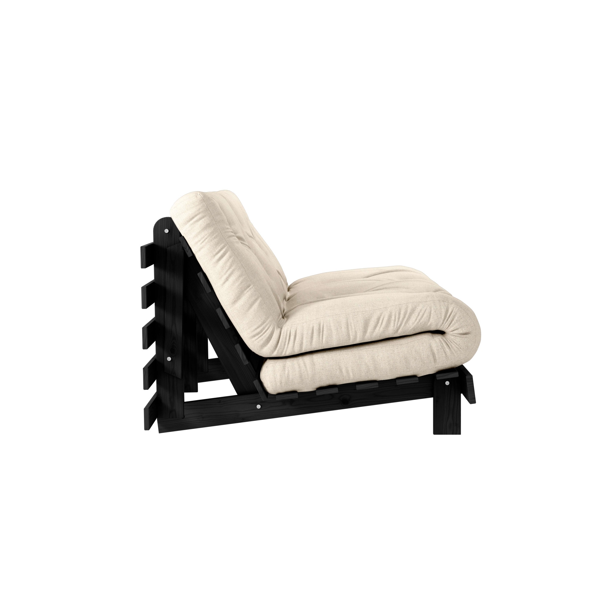 Karup Design Daybett »Daybett Roots Schlafsofa – Gästebett & Sofa aus FSC®-Kiefer«, Inkl. Futonmatratze, in mehreren Grössen & Farben erhältlich