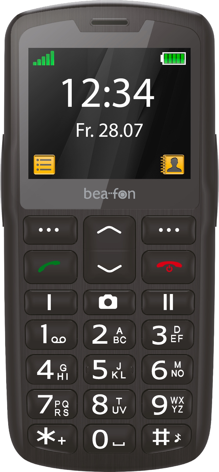 Beafon Handy »SL260 LTE«, Schwarz/Silber