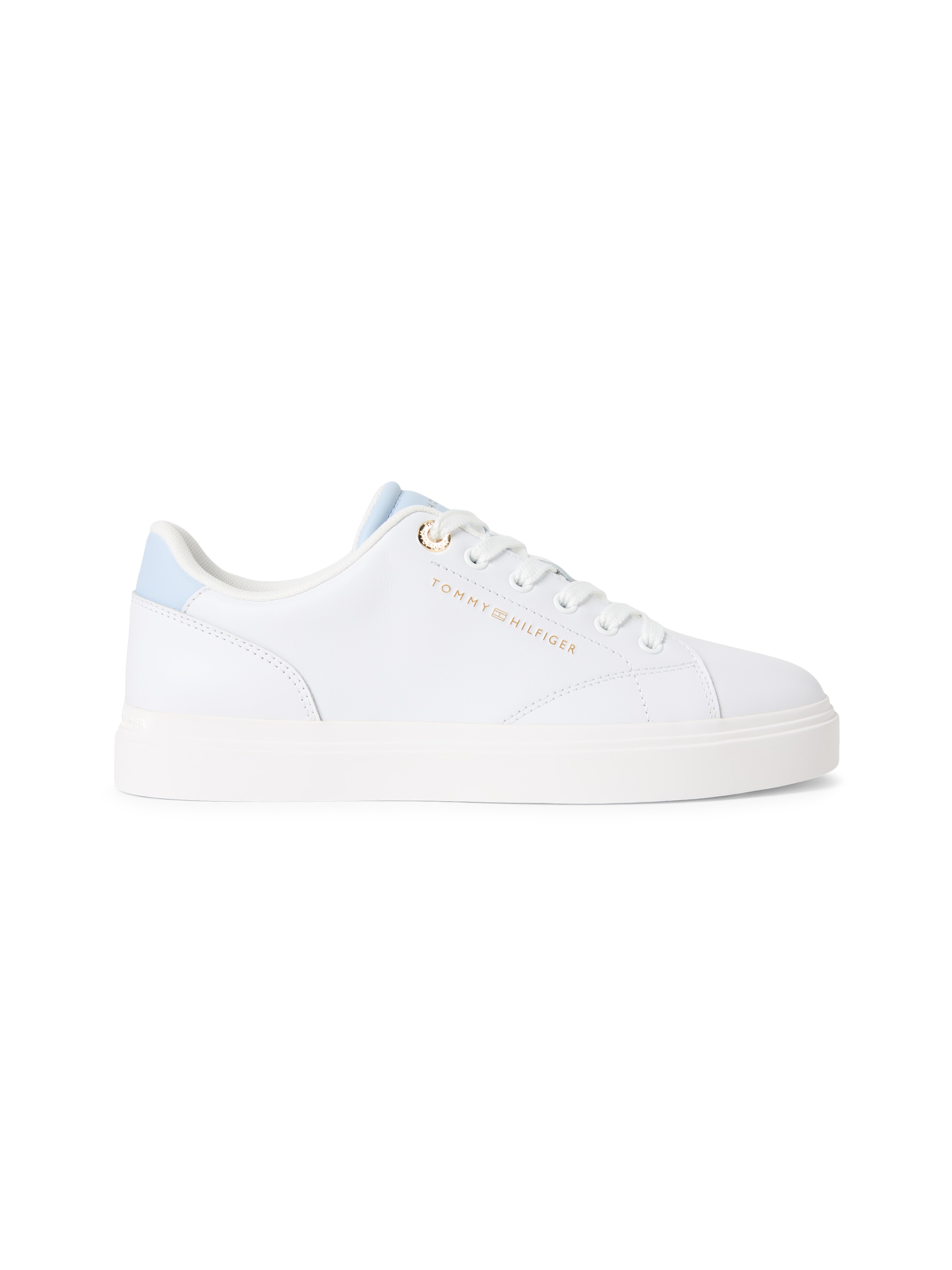 Tommy Hilfiger Baskets à plateforme »TH CHIC SNEAKER«  chaussure de loisirs, chaussure basse, chaussure à lacets avec coutures décoratives
