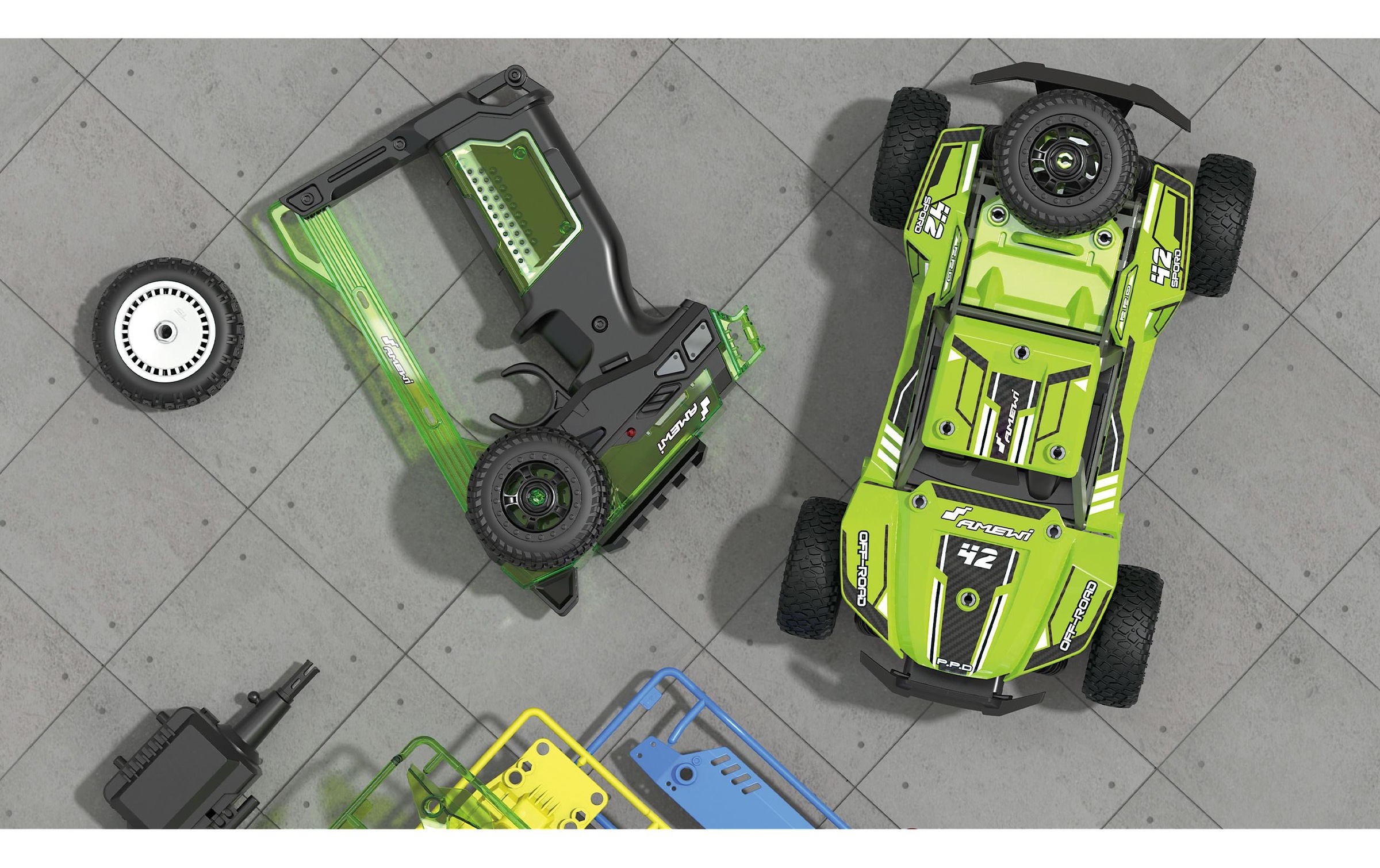 Amewi RC-Buggy »CoolRC DIY Frog 2WD«