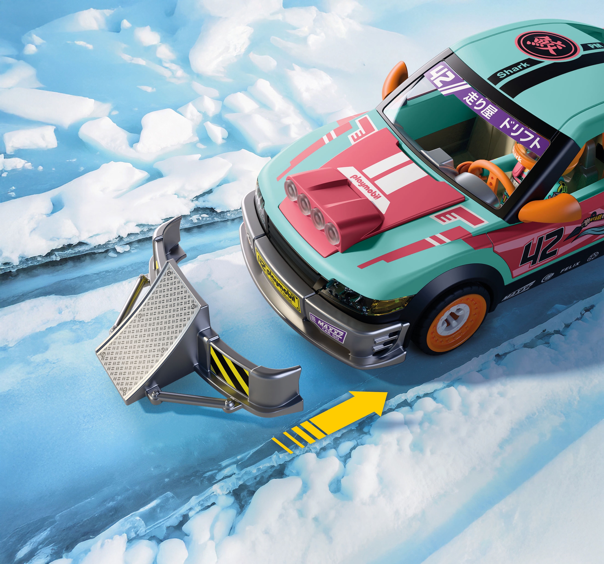 Playmobil® Konstruktions-Spielset »Offroad Tuningcar (72062), City Action« Made in Europe