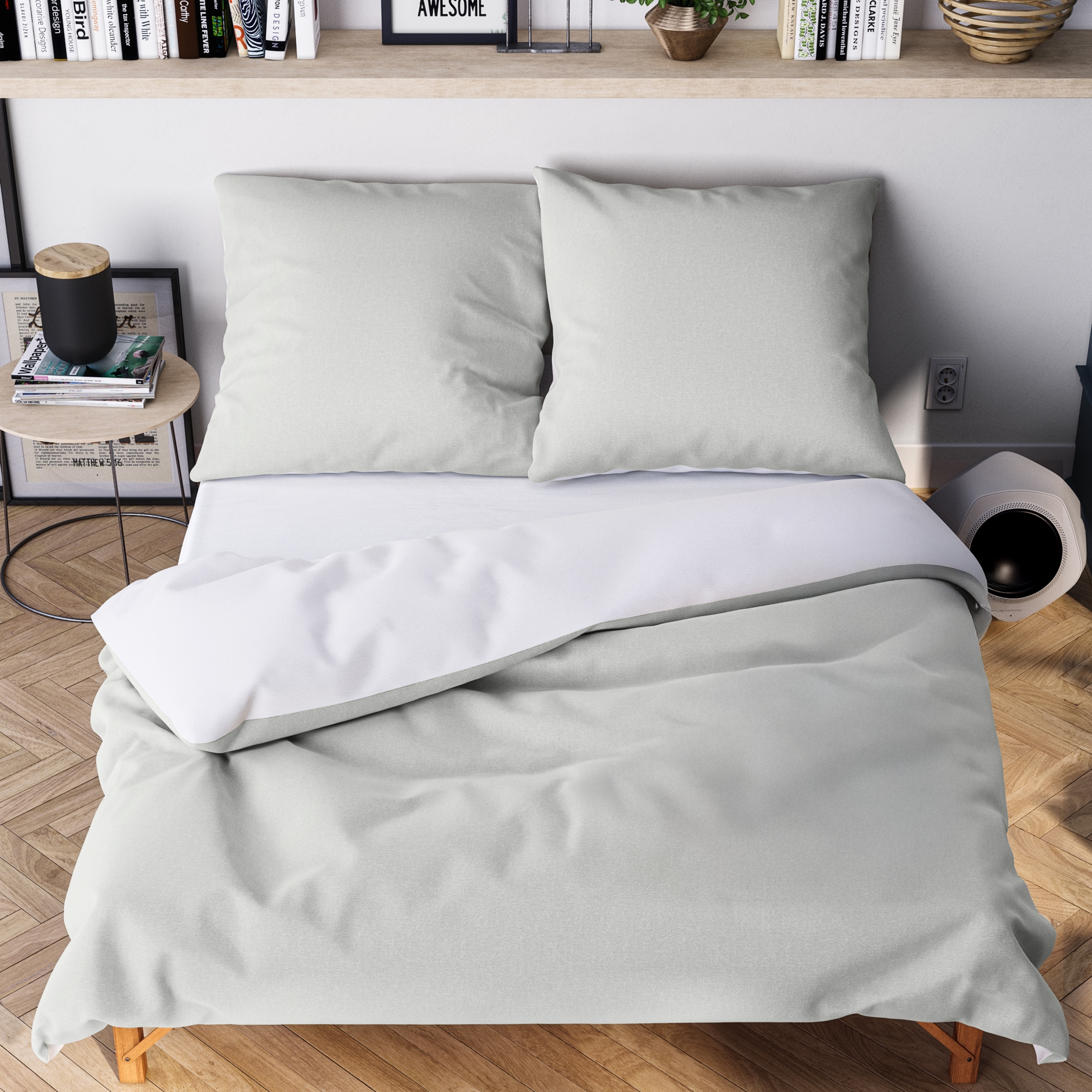 Wolkenfeld Bettwäsche »Wolkenfeld Bettwäsche Allergiker Bettwäsche, unfassbar weich« 2 Stk. 135x200 cm, 155x220 & Übergrössen inkl. Kissenbezüge 80x80, 2-farbig